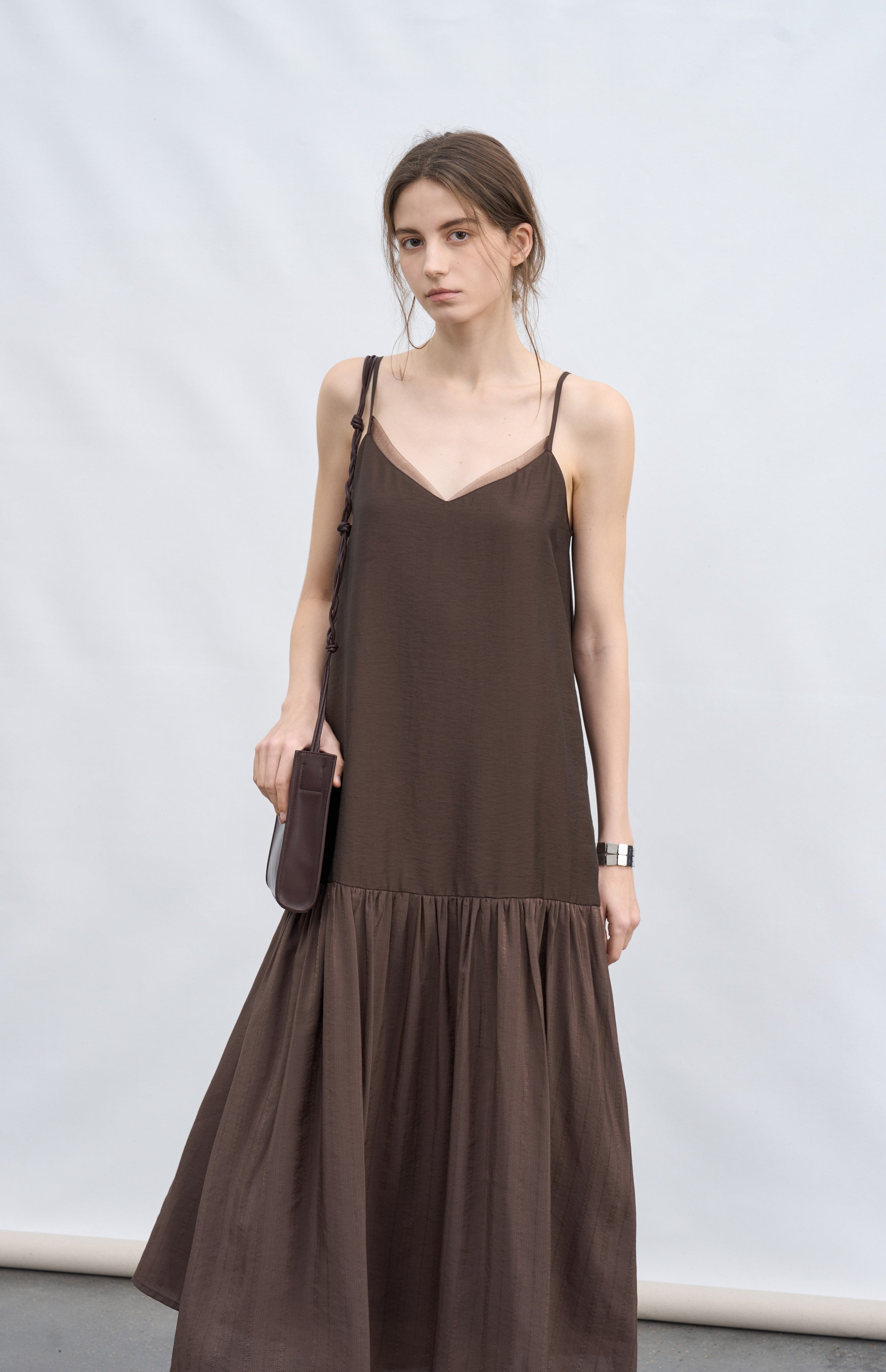 FLOW TEXTURE DOCKING DRESS