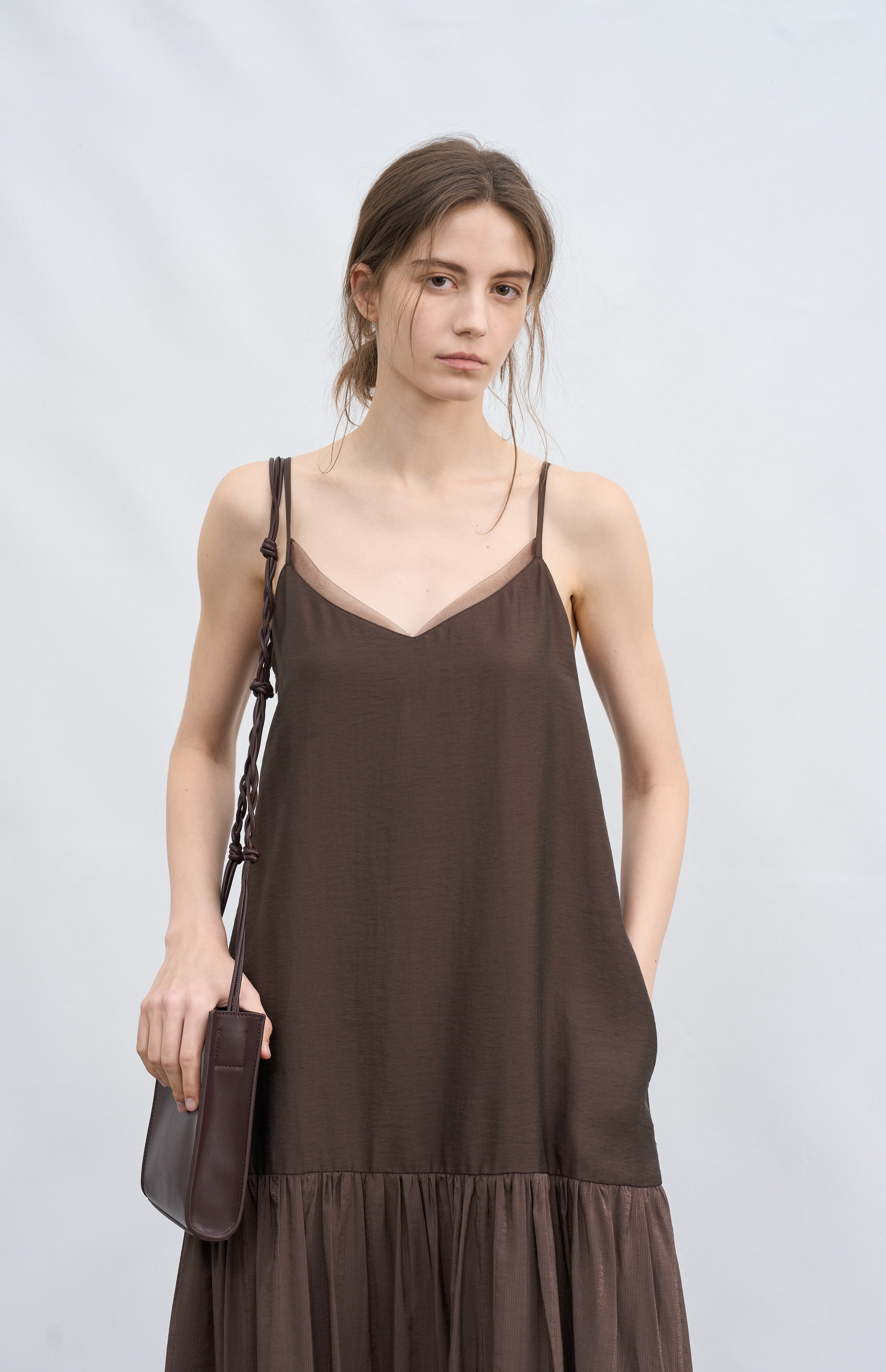 FLOW TEXTURE DOCKING DRESS