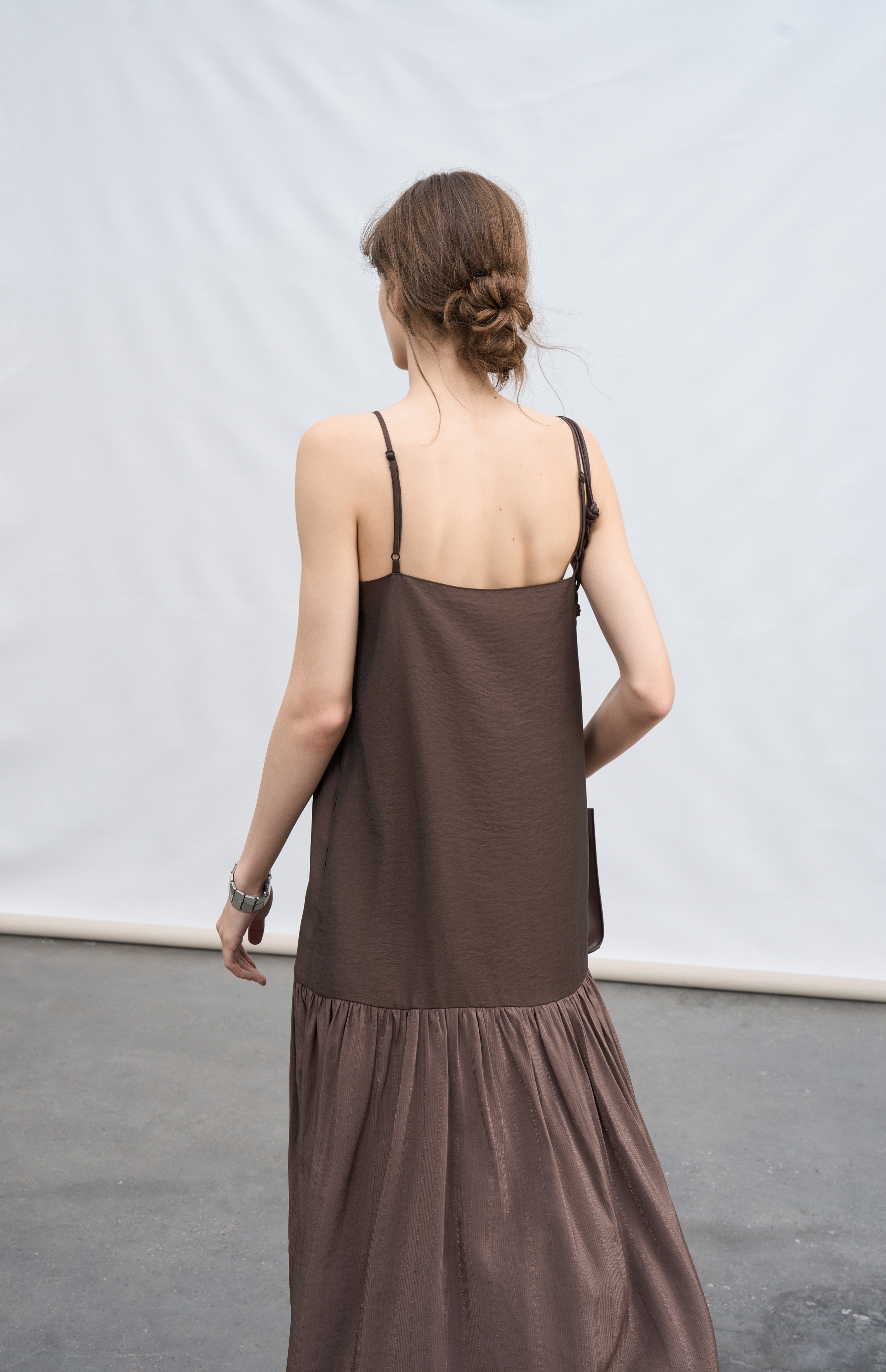 FLOW TEXTURE DOCKING DRESS