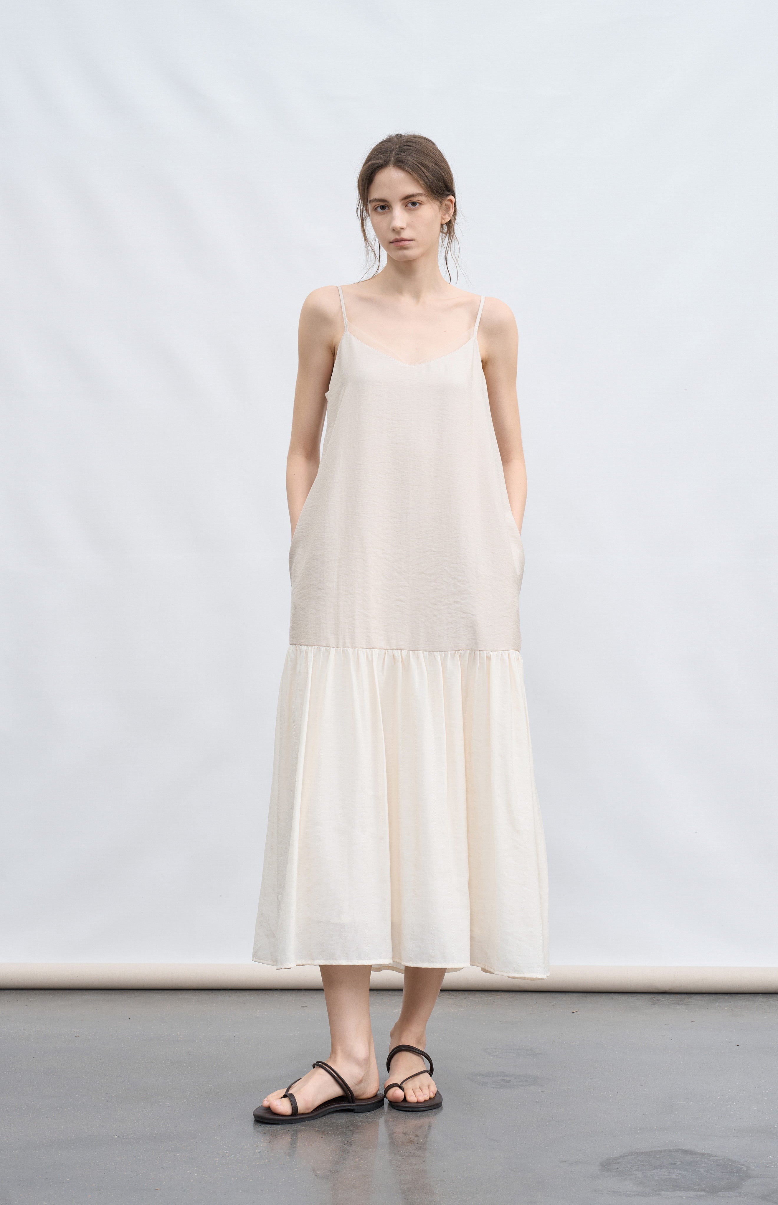 FLOW TEXTURE DOCKING DRESS