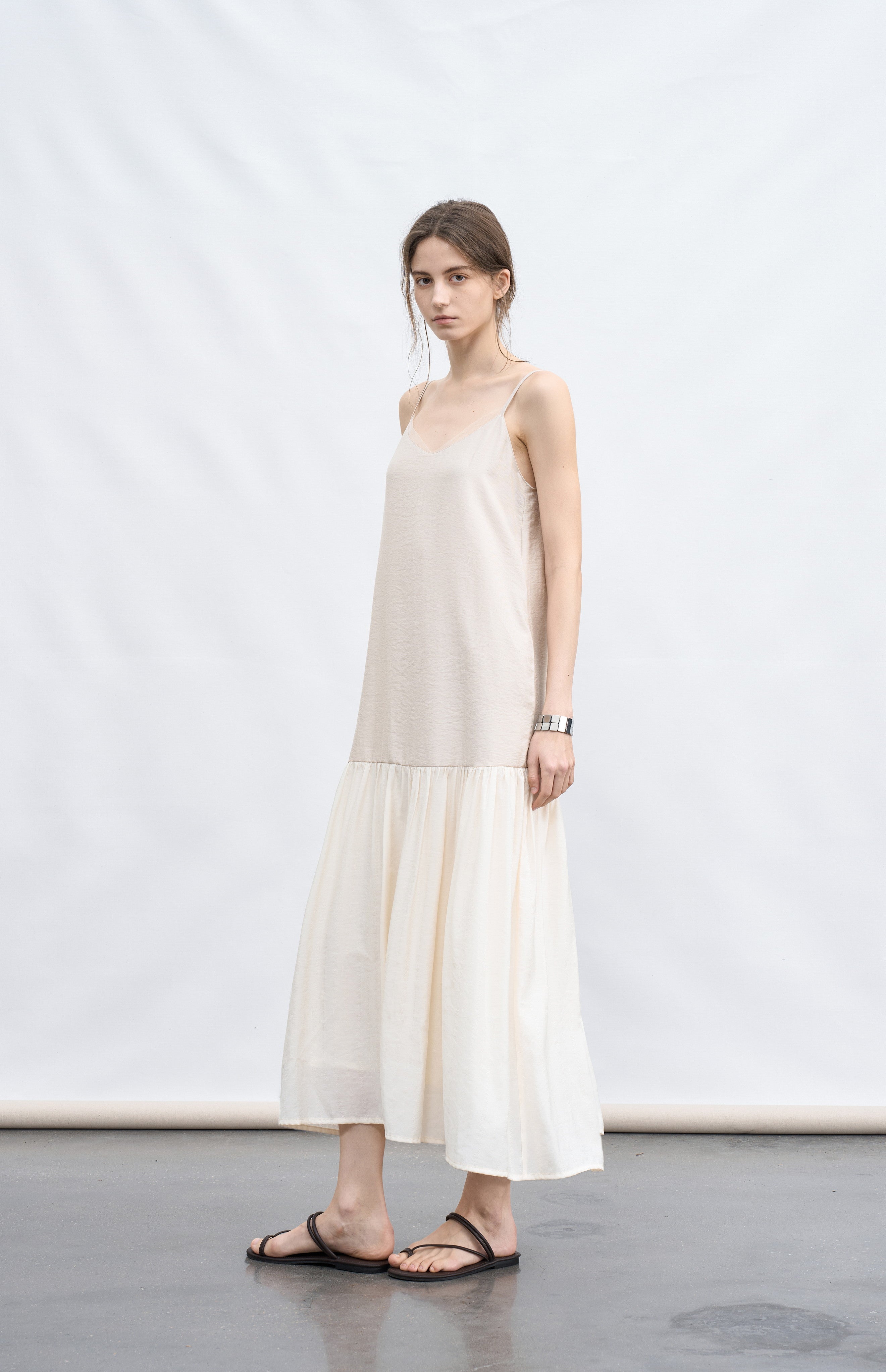 FLOW TEXTURE DOCKING DRESS