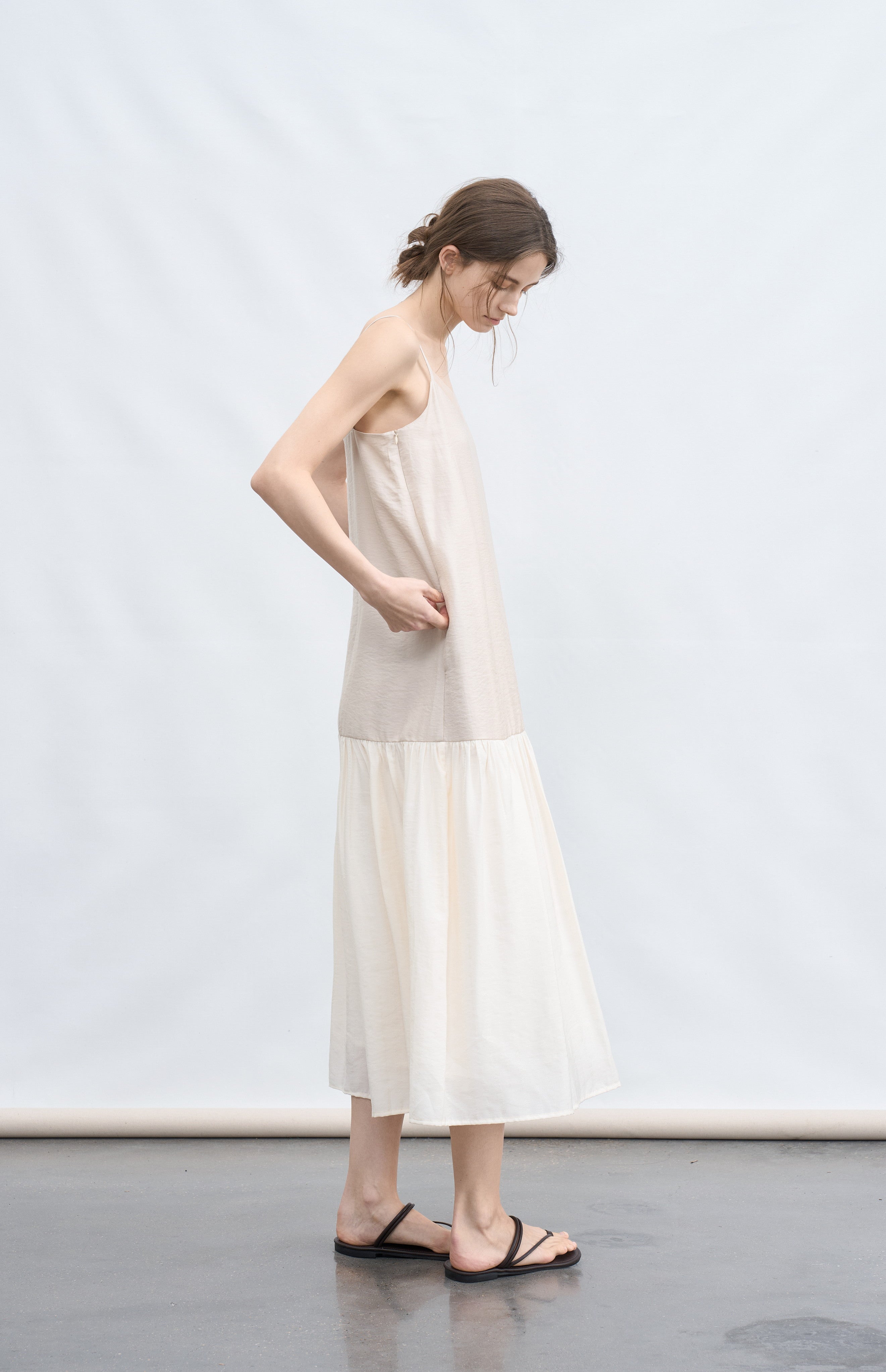 FLOW TEXTURE DOCKING DRESS