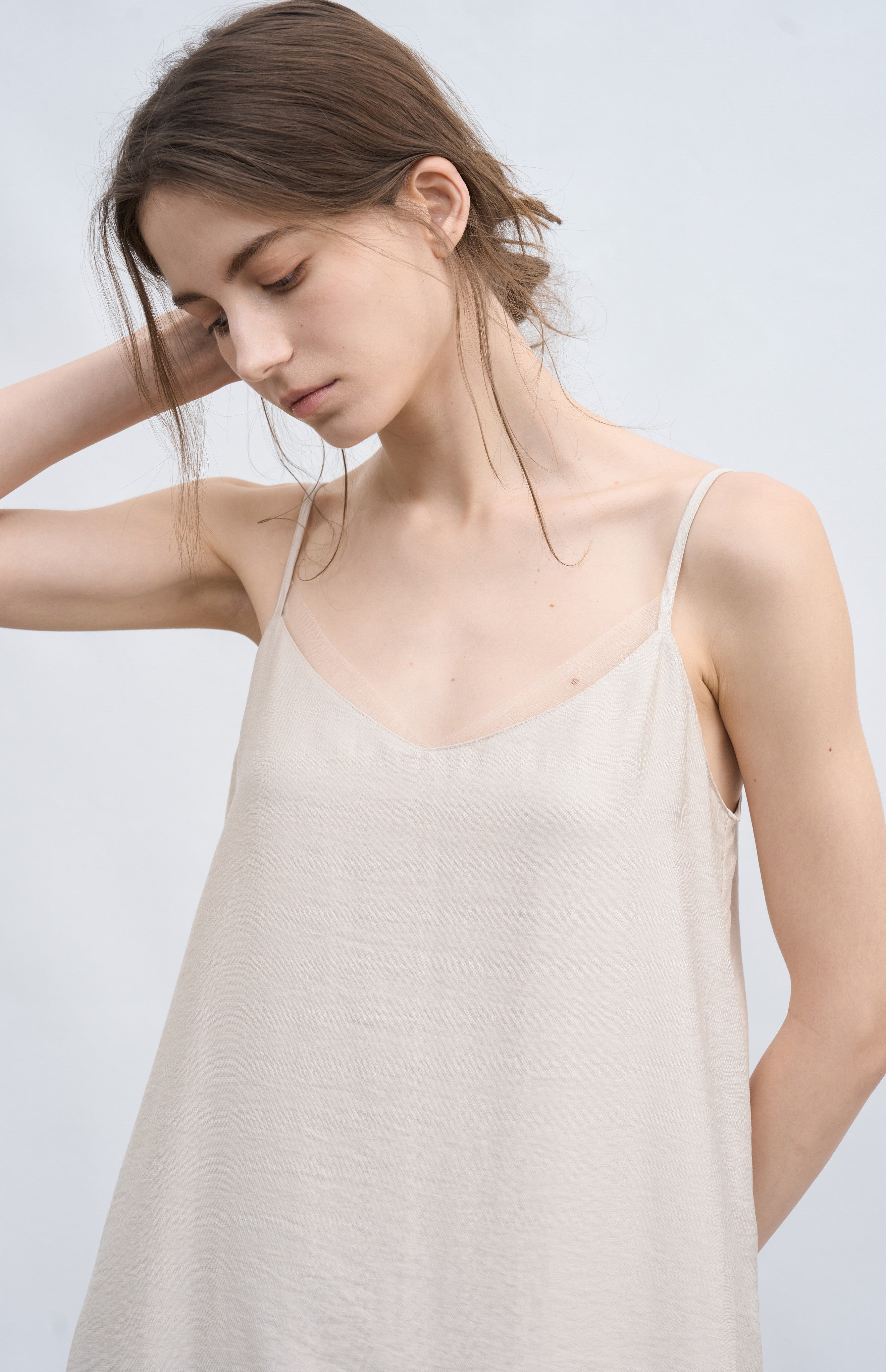 FLOW TEXTURE DOCKING DRESS