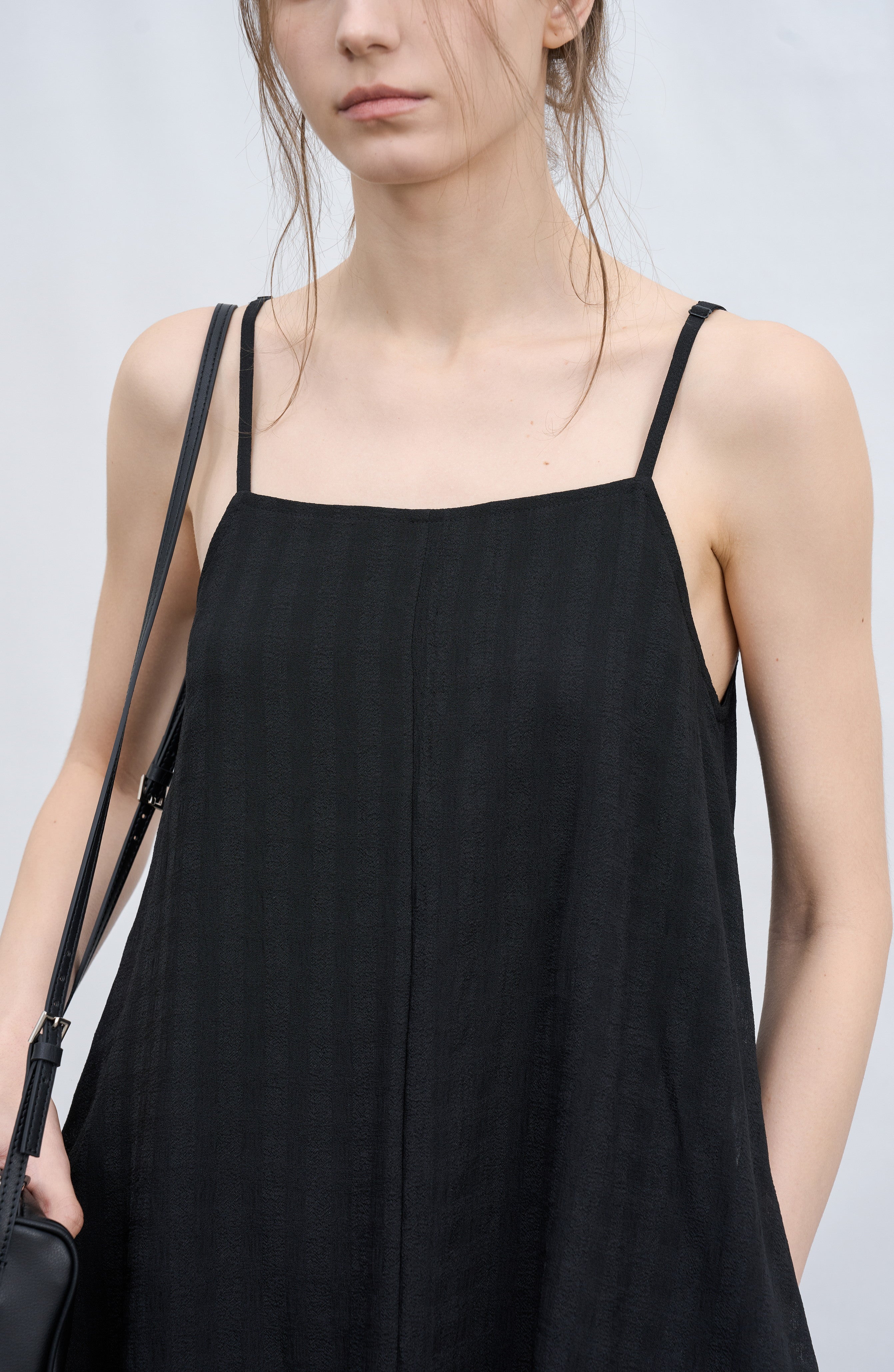 BALLOON GATHER CHECK DRESS / 벌룬 개더 체크 드레스