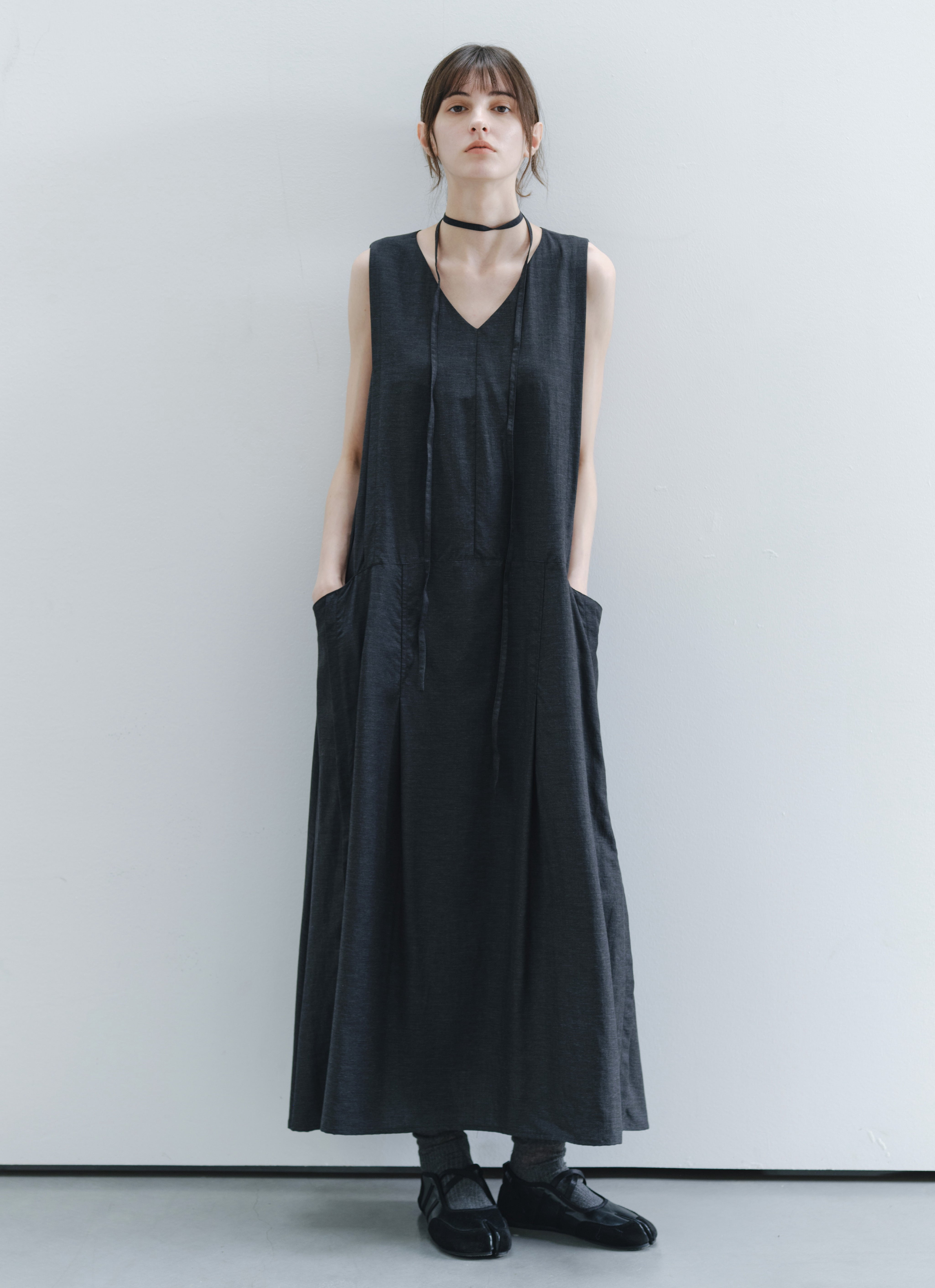 LIGHT TUCK MAXI DRESS / ライトタックマキシワンピース