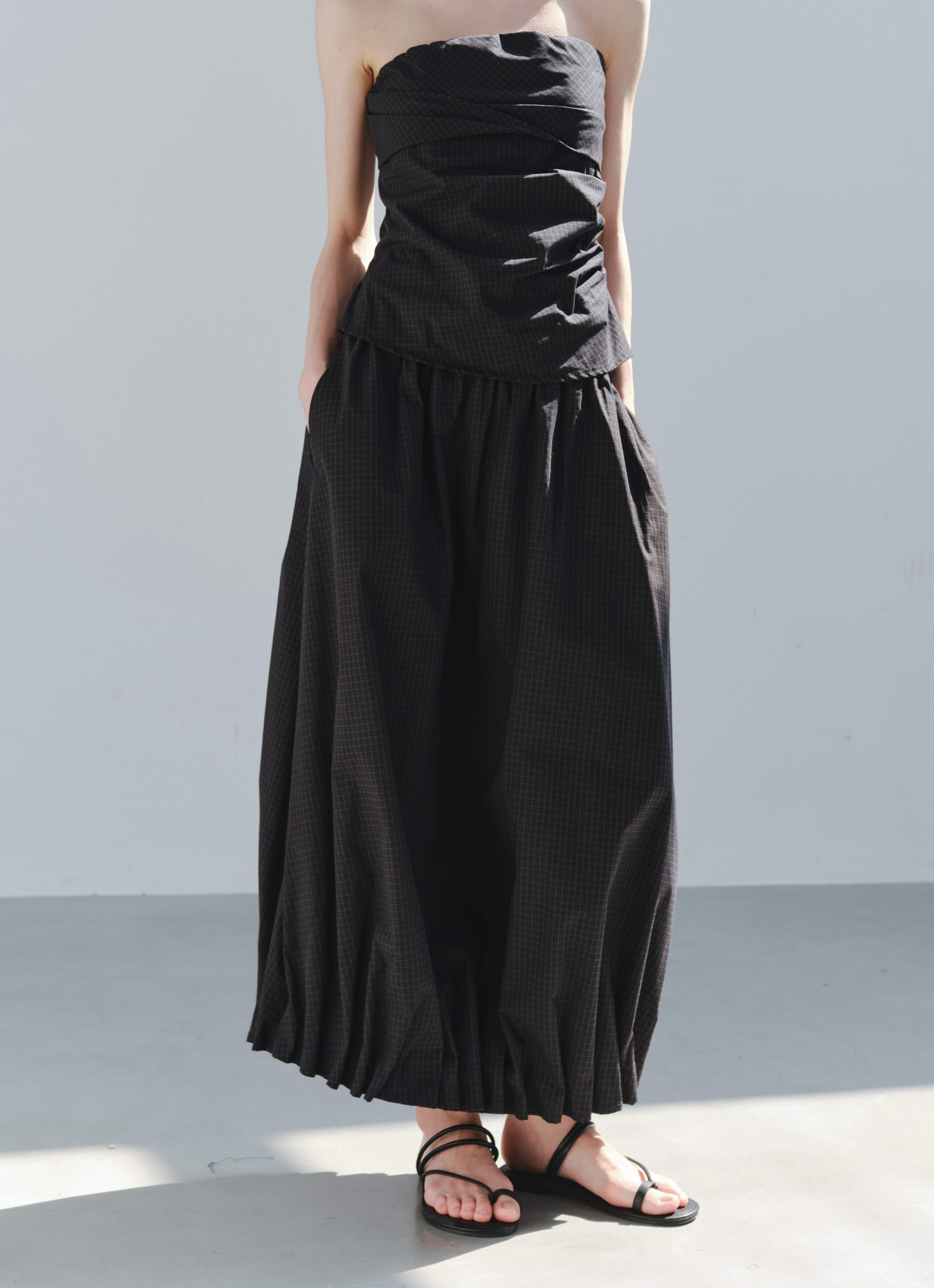 GATHER HEM BALLOON SKIRT / ギャザーヘムバルーンスカート