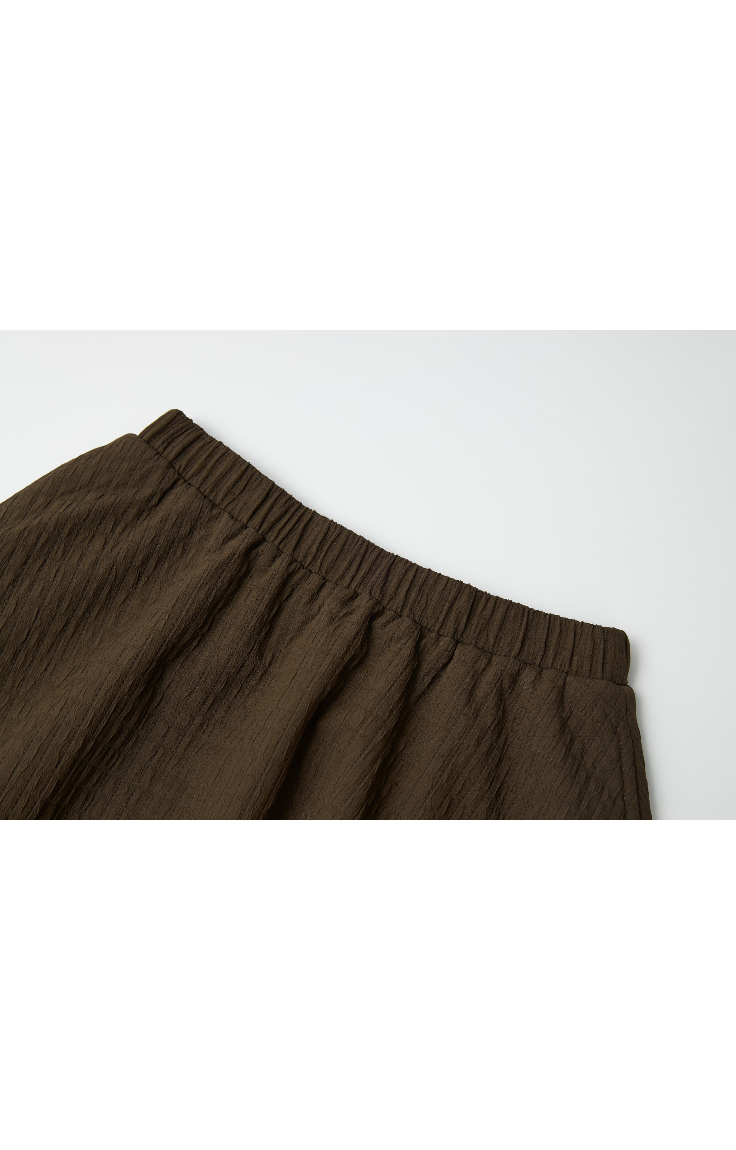 JACQUARD GRID BALLOON SKIRT