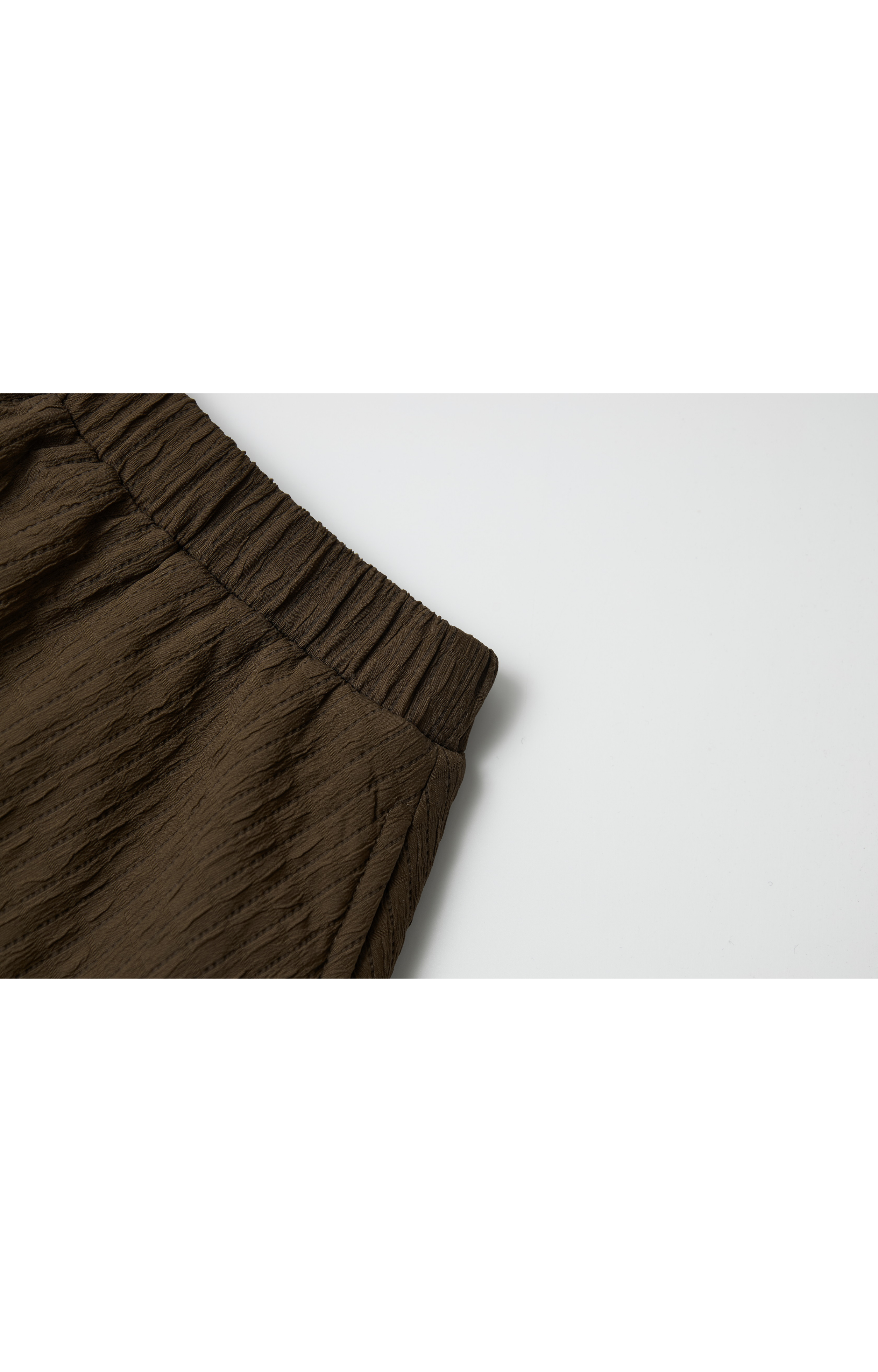 JACQUARD GRID BALLOON SKIRT