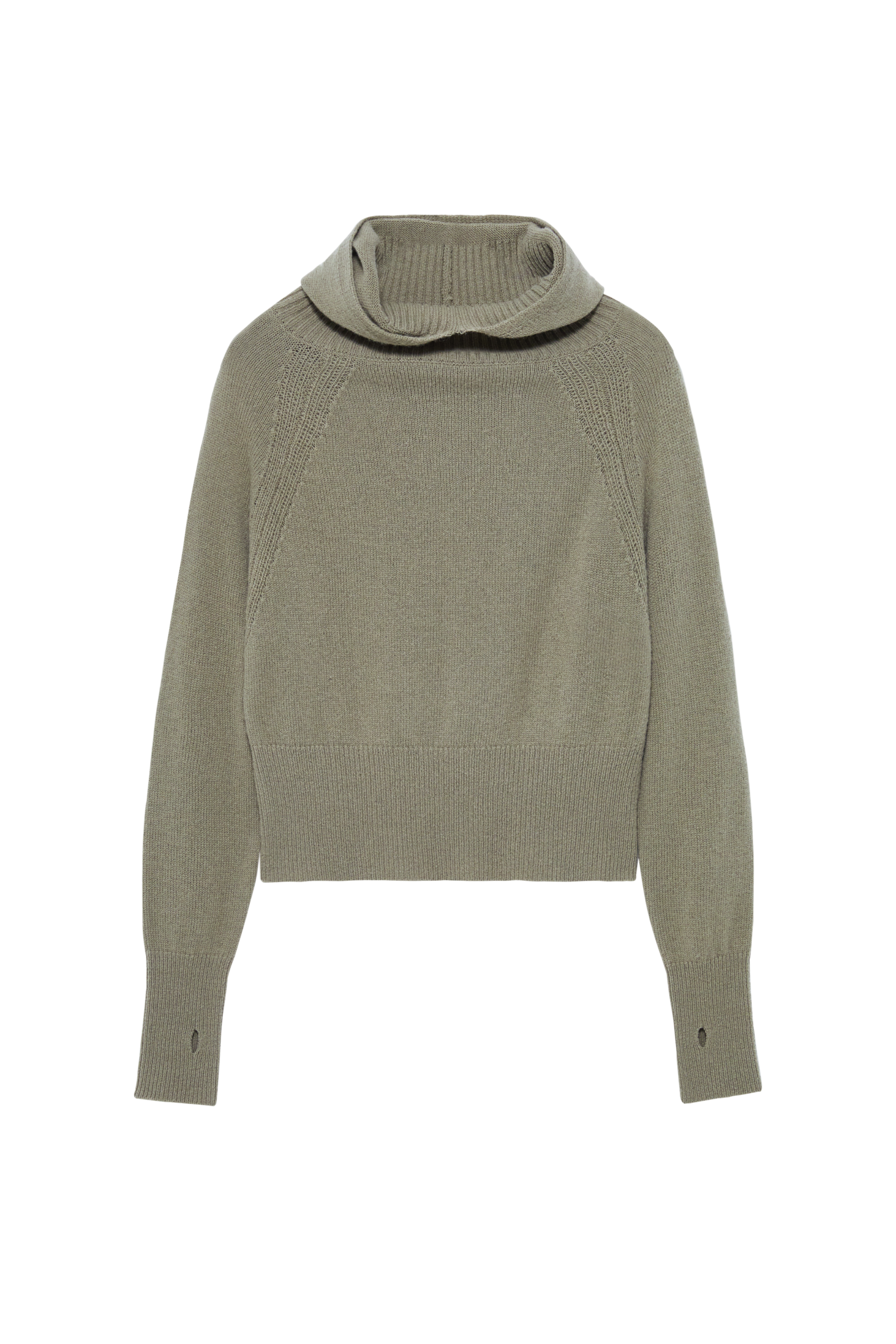 HIGH NECK HOOD SWEATER / ハイネックフードセーター