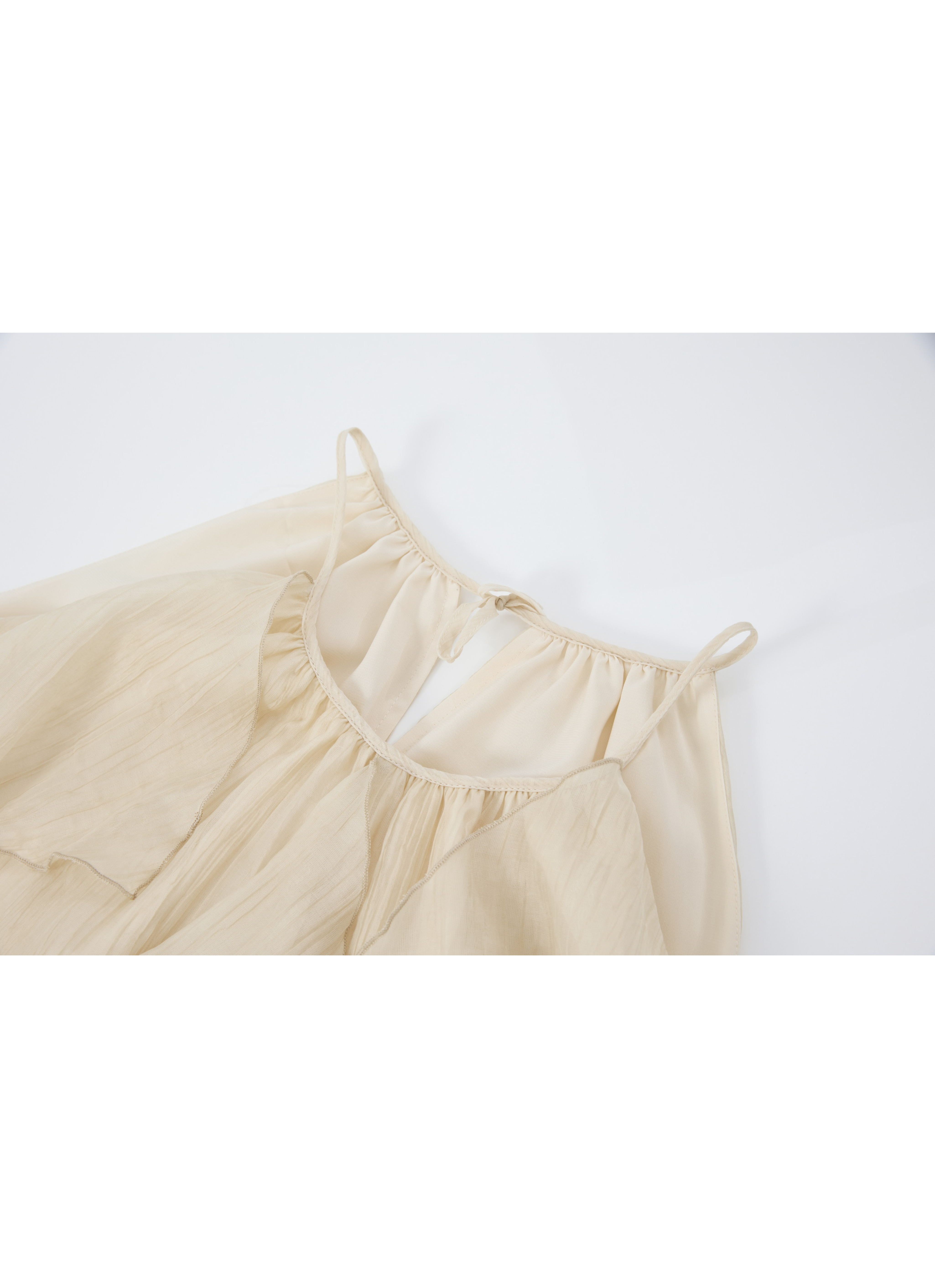 ROMANTIC SHEER FRILL DRESS