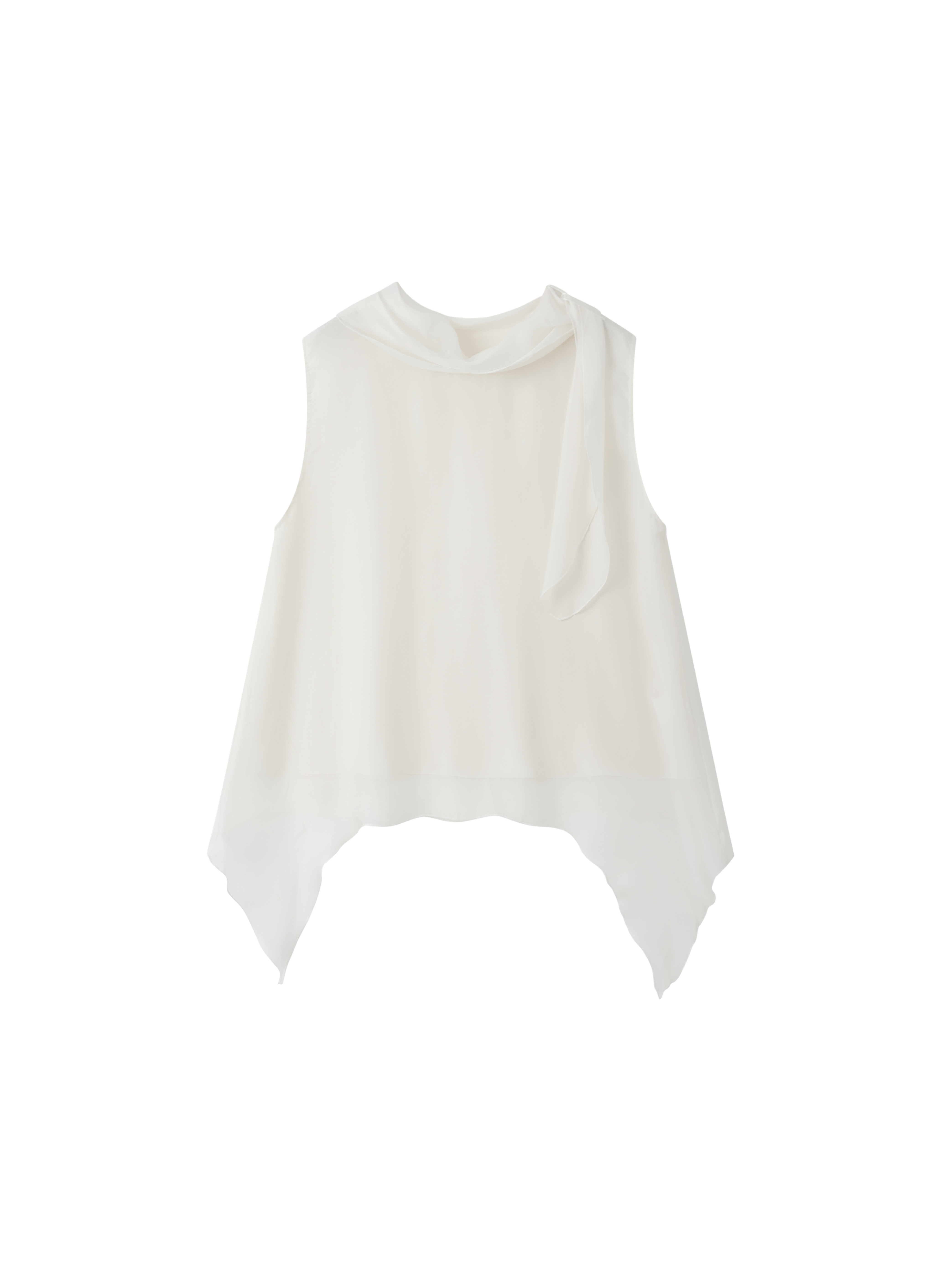 SHEER VEIL LAYERED BLOUSE