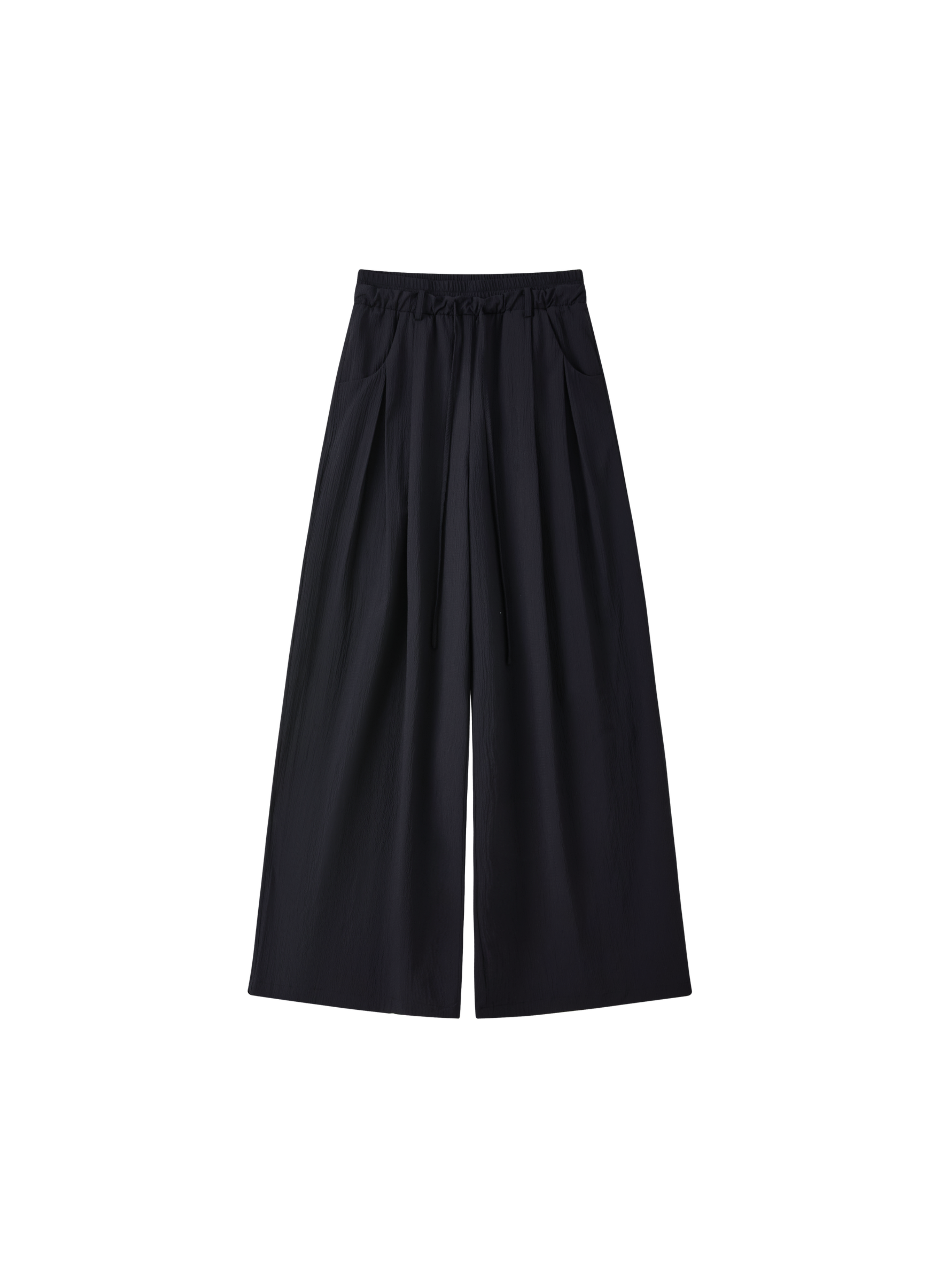 SEERSUCKER WIDE PANTS