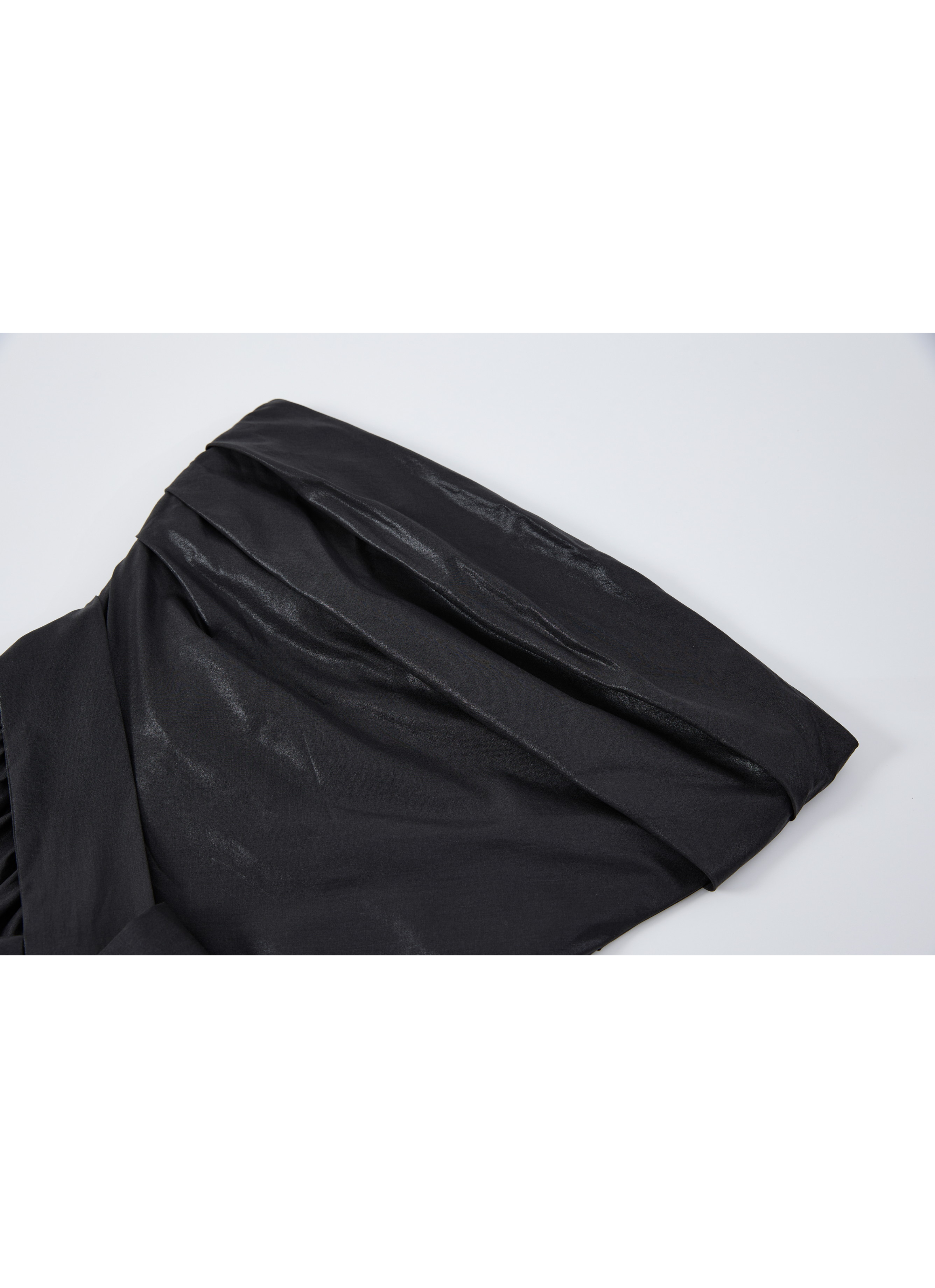 GATHER FIT GLOSS DRESS