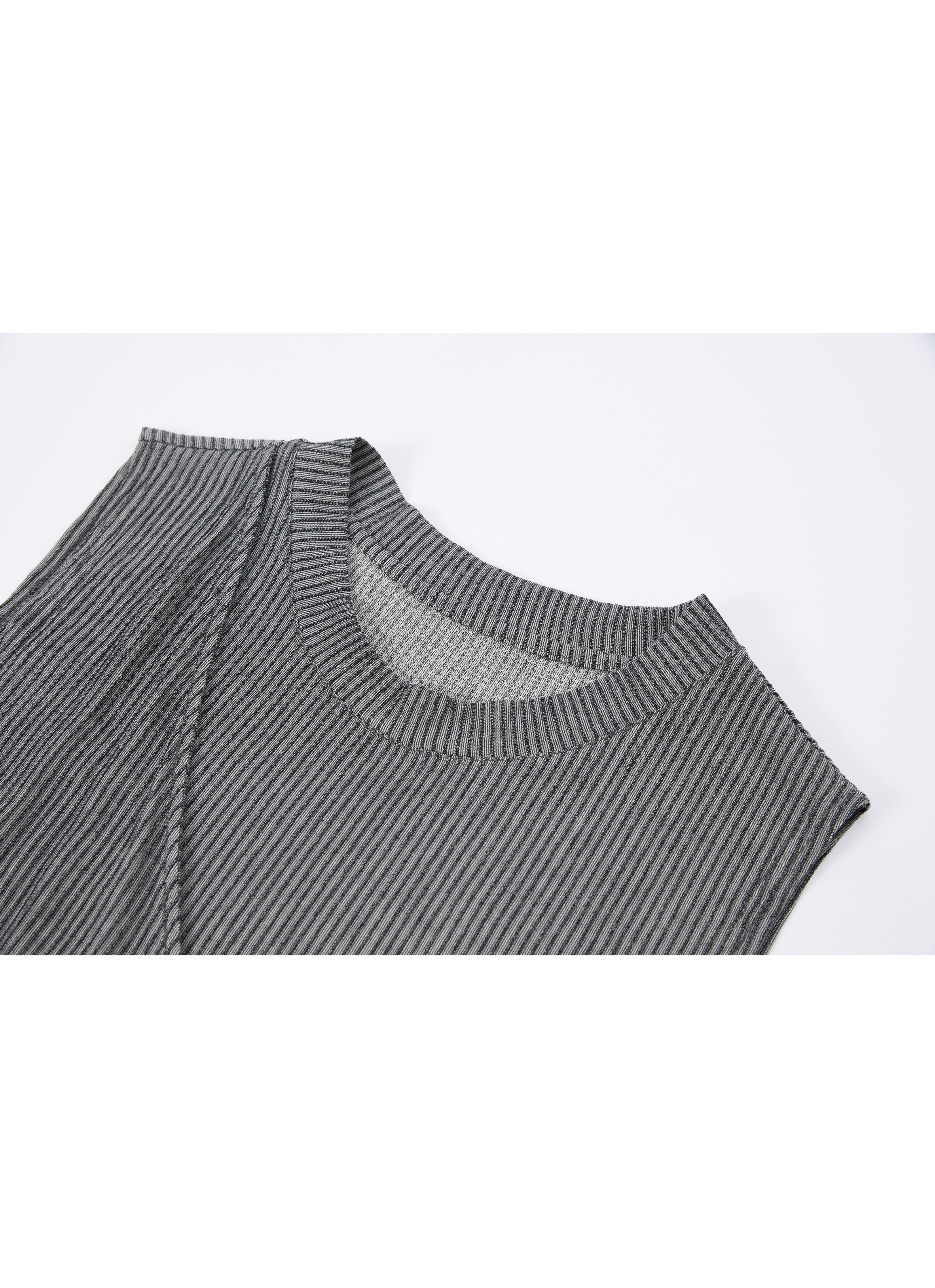 ひろと　ページ SIDE GATHER STRIPE TOP