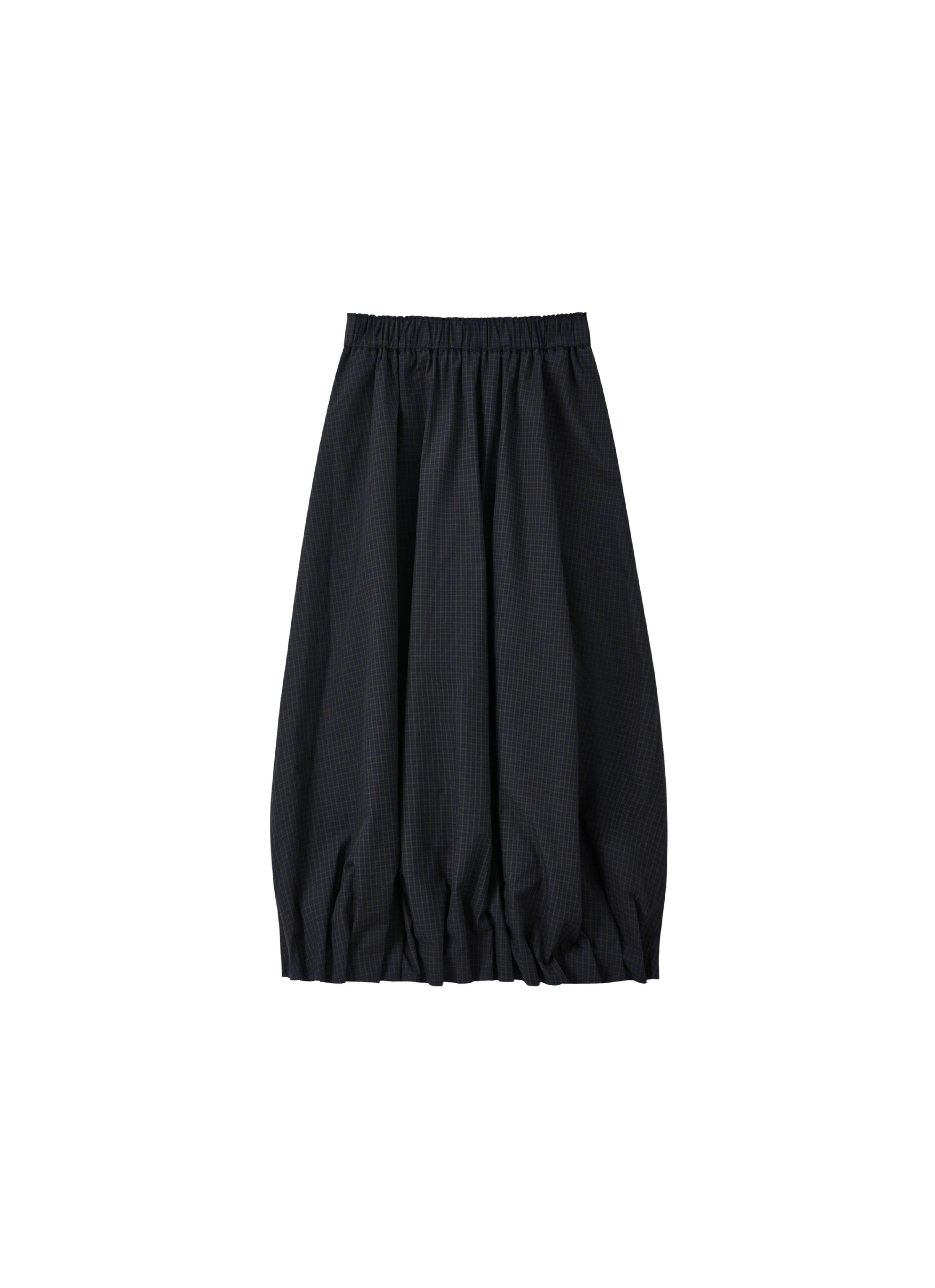 GATHERED HEM BALLOON SKIRT