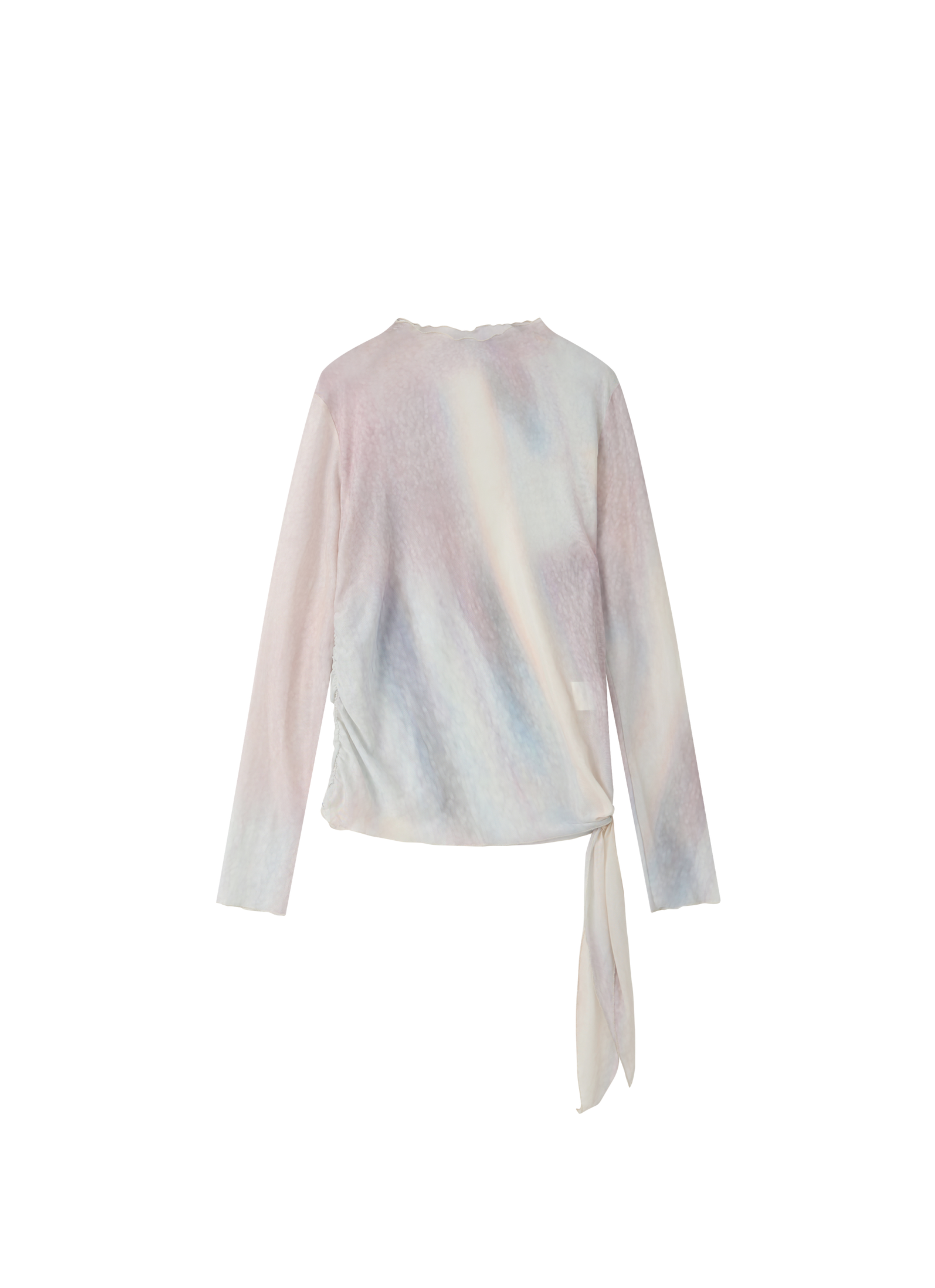 GLOW TIE SHEER TOP