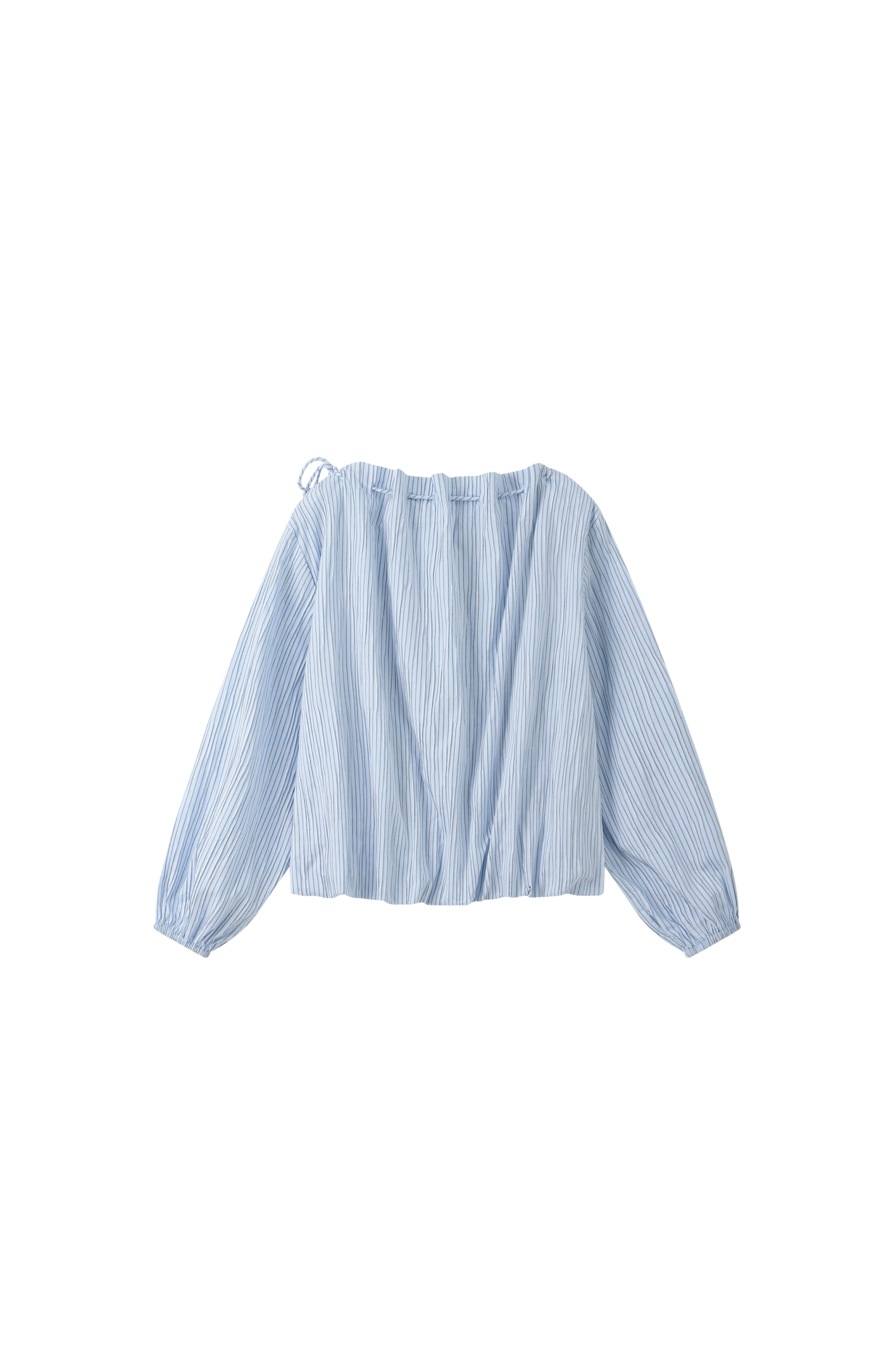 STRING POUCH STRIPE SHIRT / ストリングポーチストライプシャツ