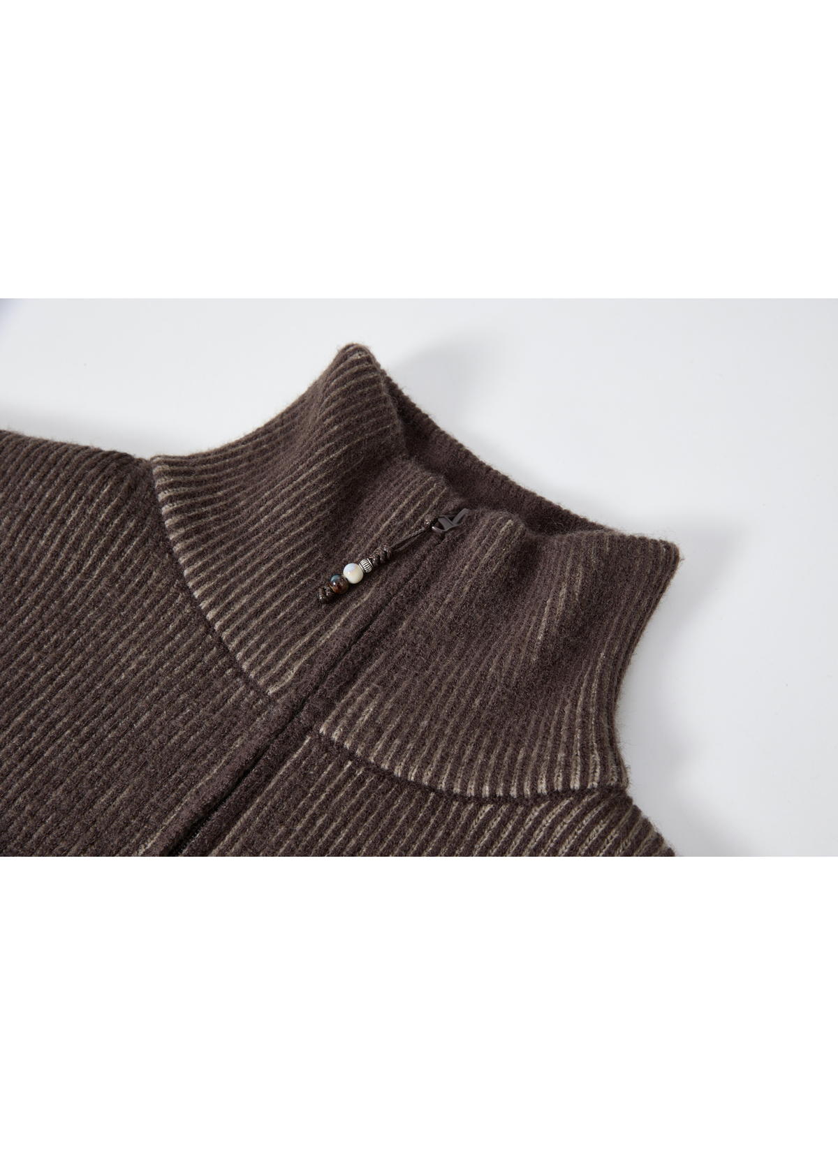 HALF ZIP SHORT SWEATER