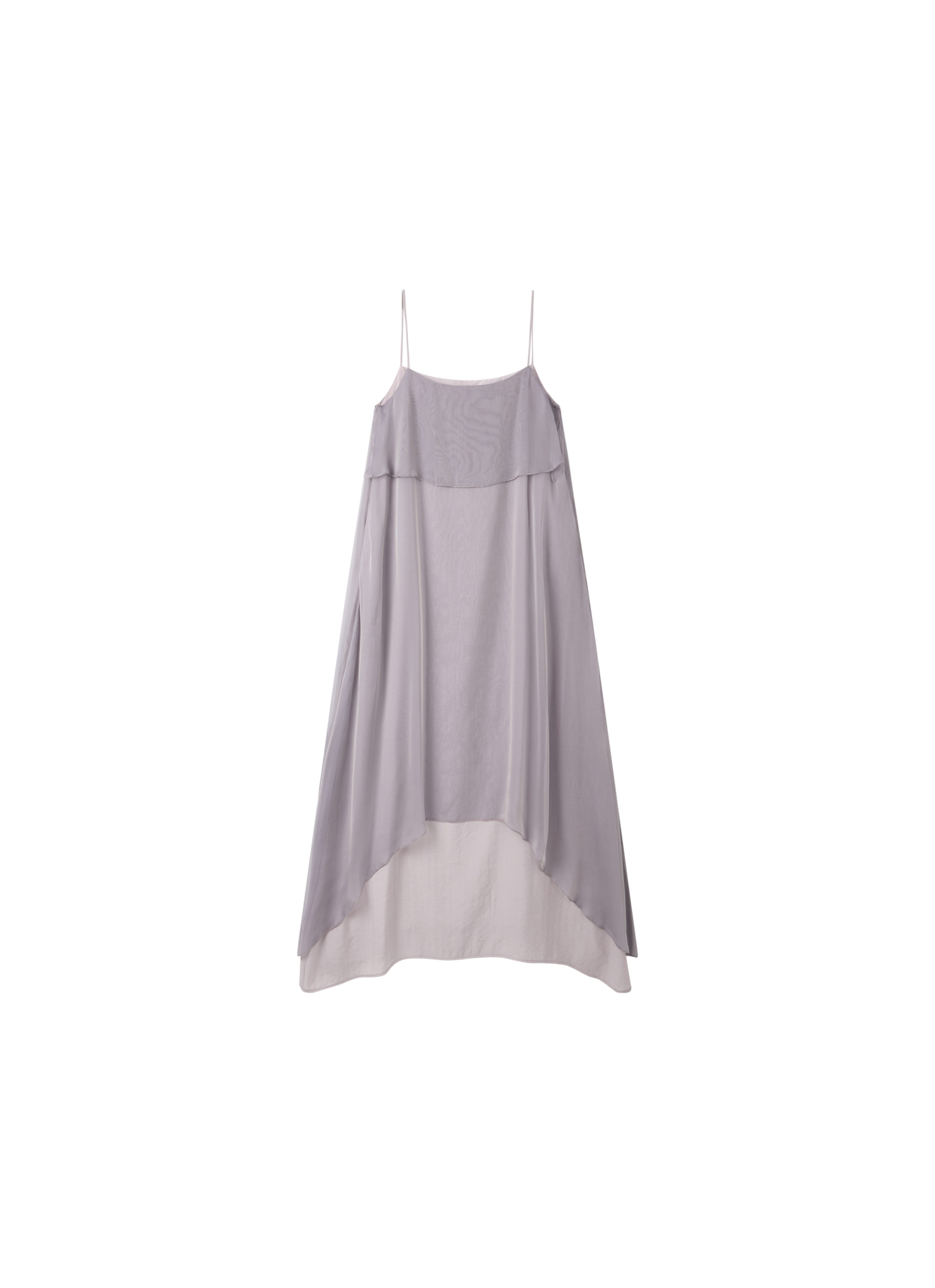 LAYERED PURPLE FLARE DRESS / レイヤードパープルフレアワンピース
