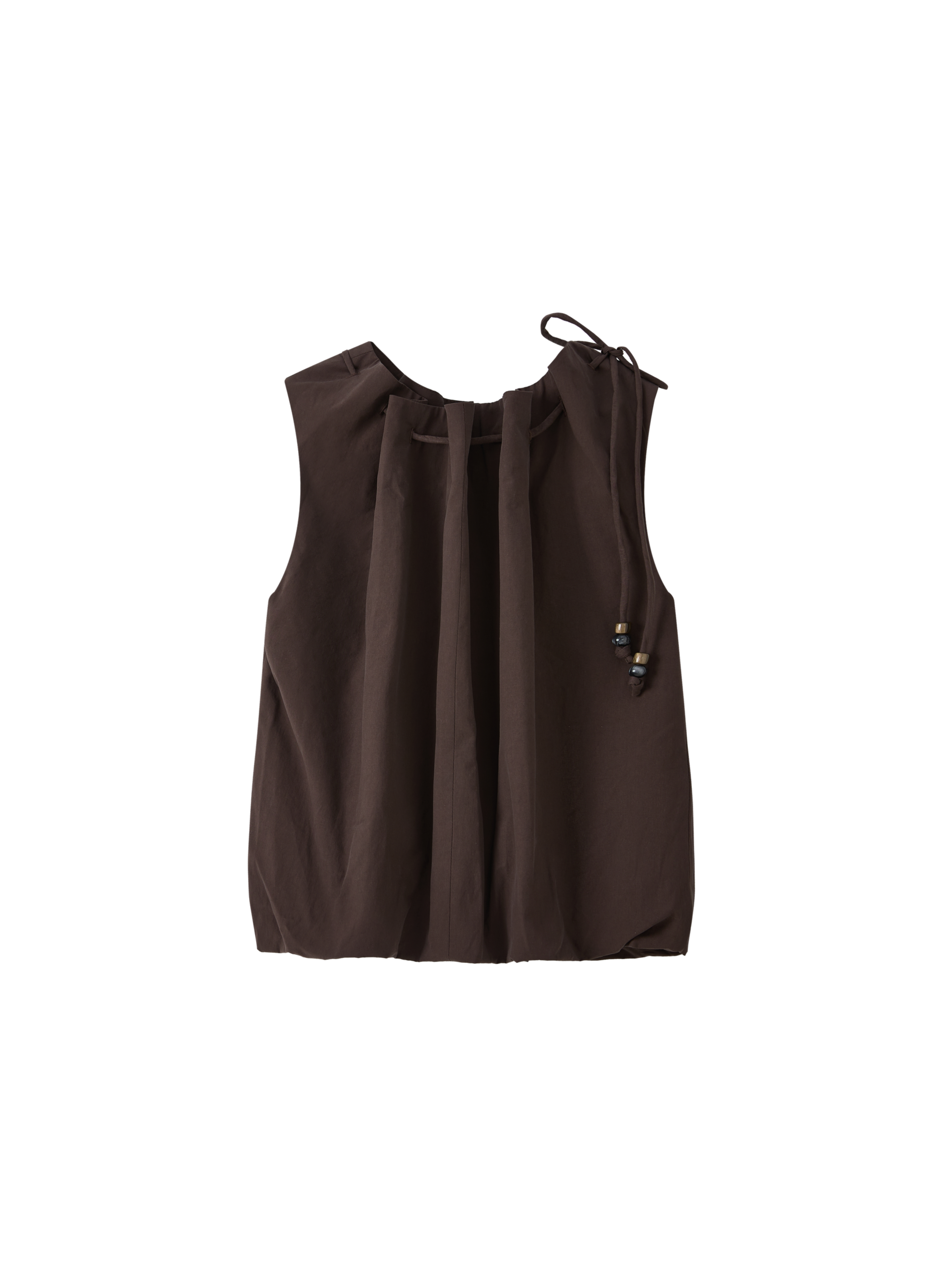 2WAY STRING POUCH BLOUSE