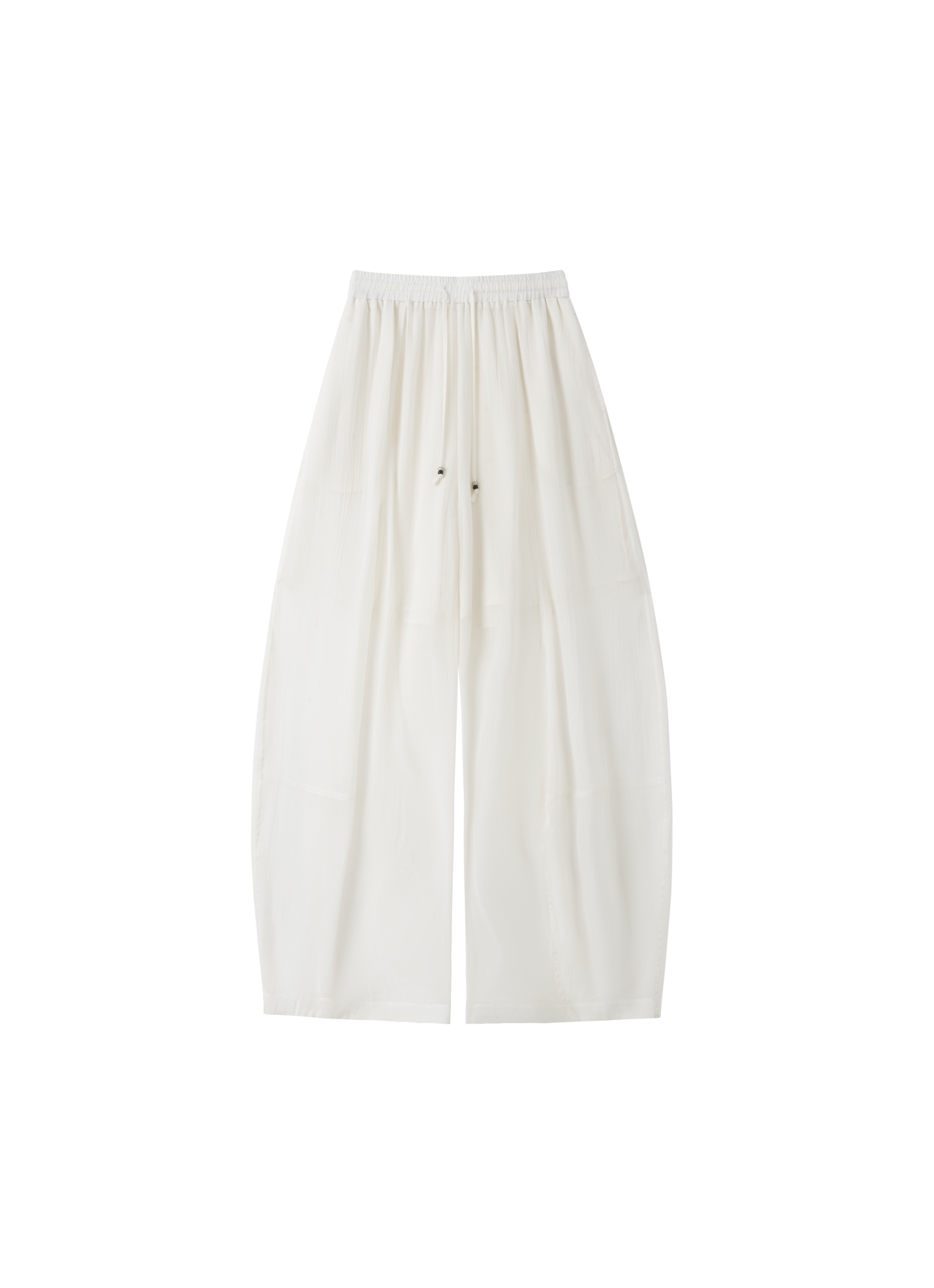 【裾上げ済み・注意事項あり】 deres drape pants ドレープパンツ LAYERED SHEER DRAPE PANTS / レイヤードシアードレープパンツ