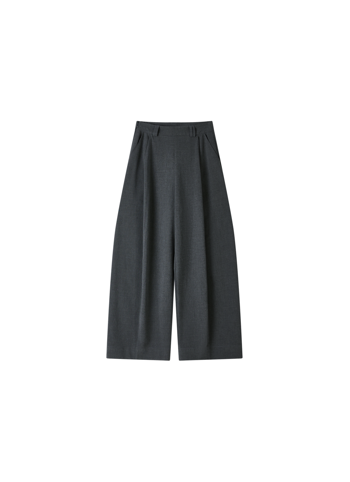 SHARP DRAPE WIDE SLACKS