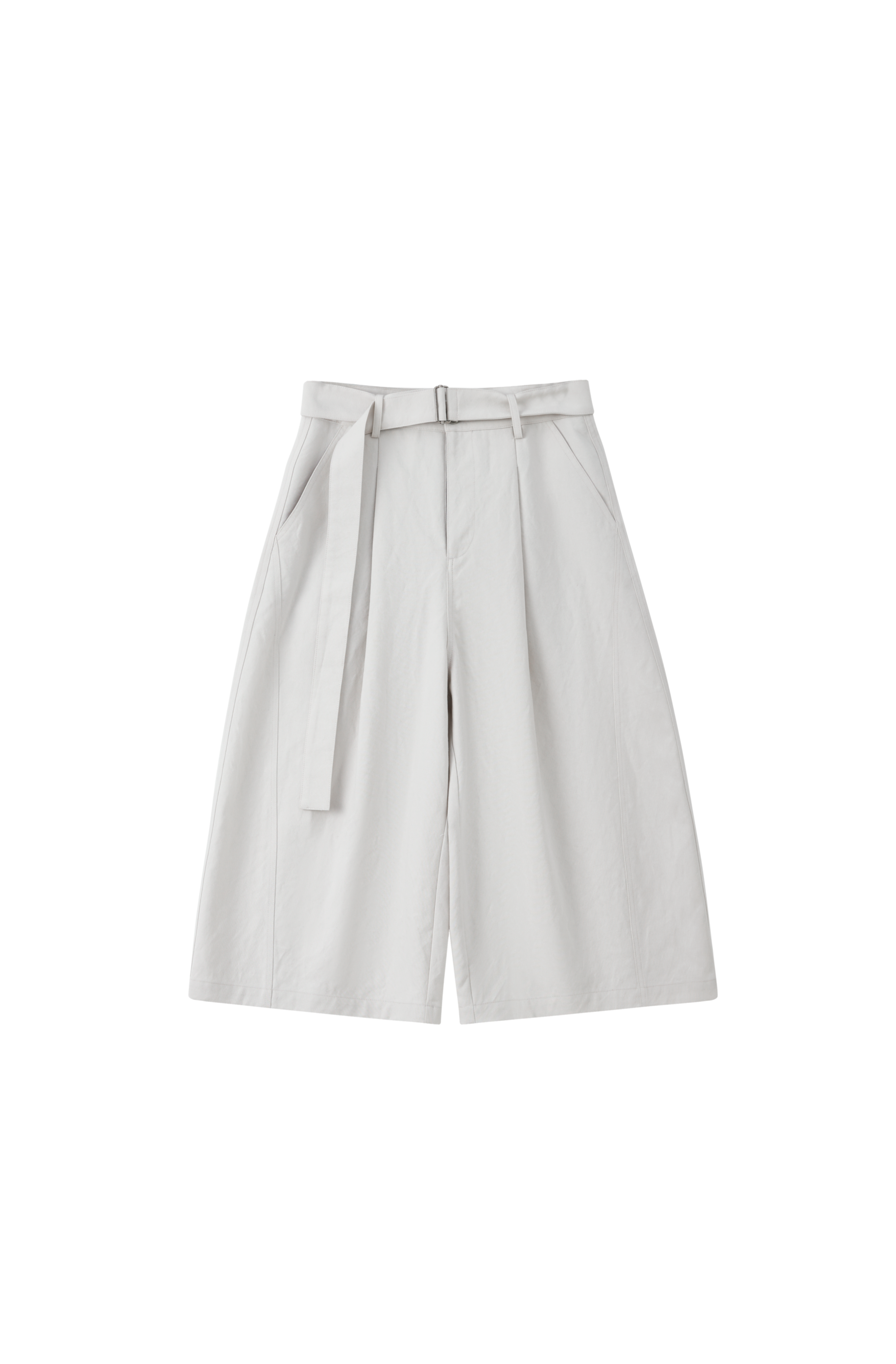 WIDE CURVE HALF PANTS