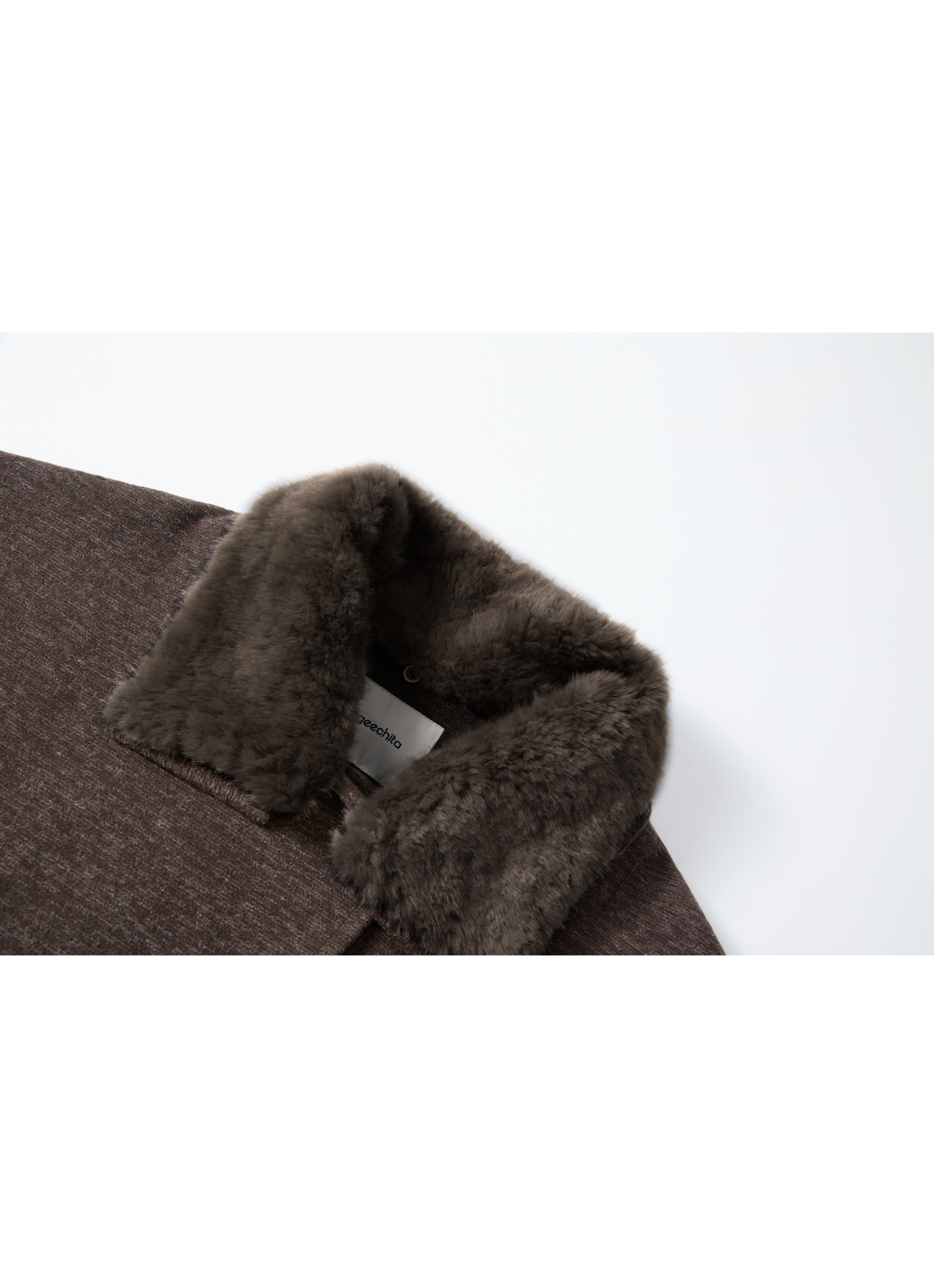 BATWING SLEEVE FUR COAT