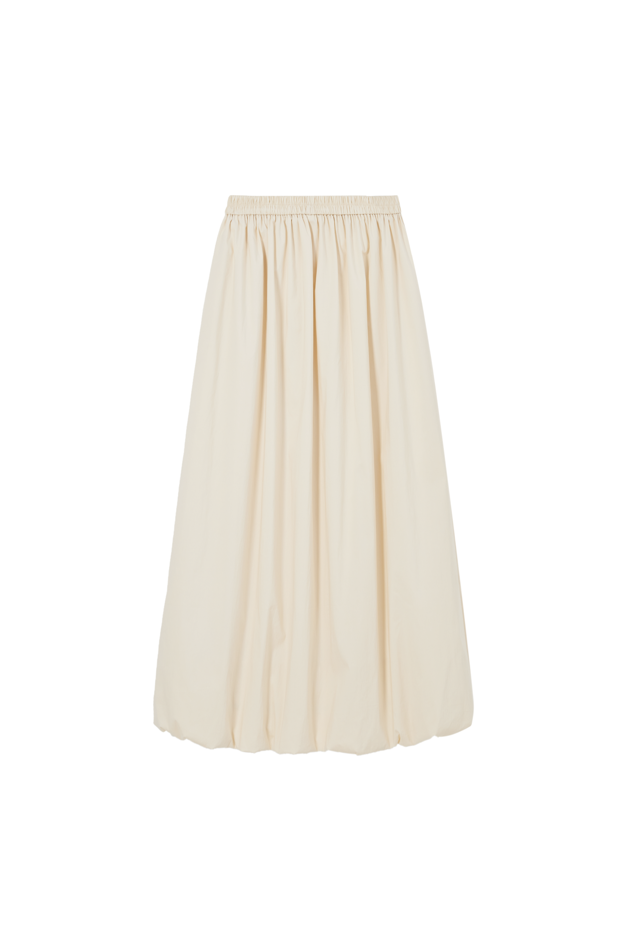 HEM BALLOON PLEAT SKIRT