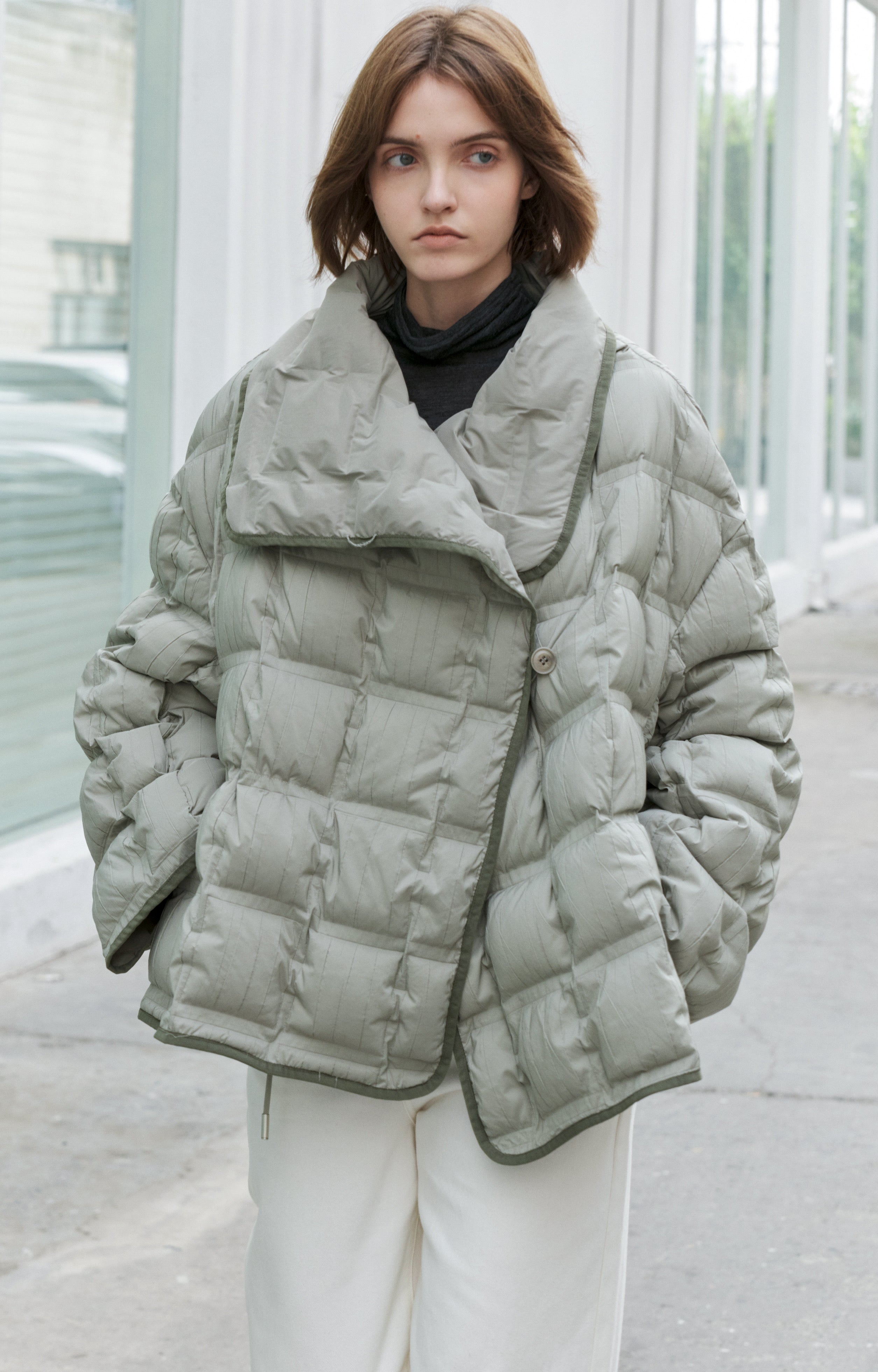 【美品試着のみ】TAGEECHITA クラシカルチェックダウンコート Mサイズ CLASSIC PLAID DOWN COAT / クラシカルチェックダウンコート