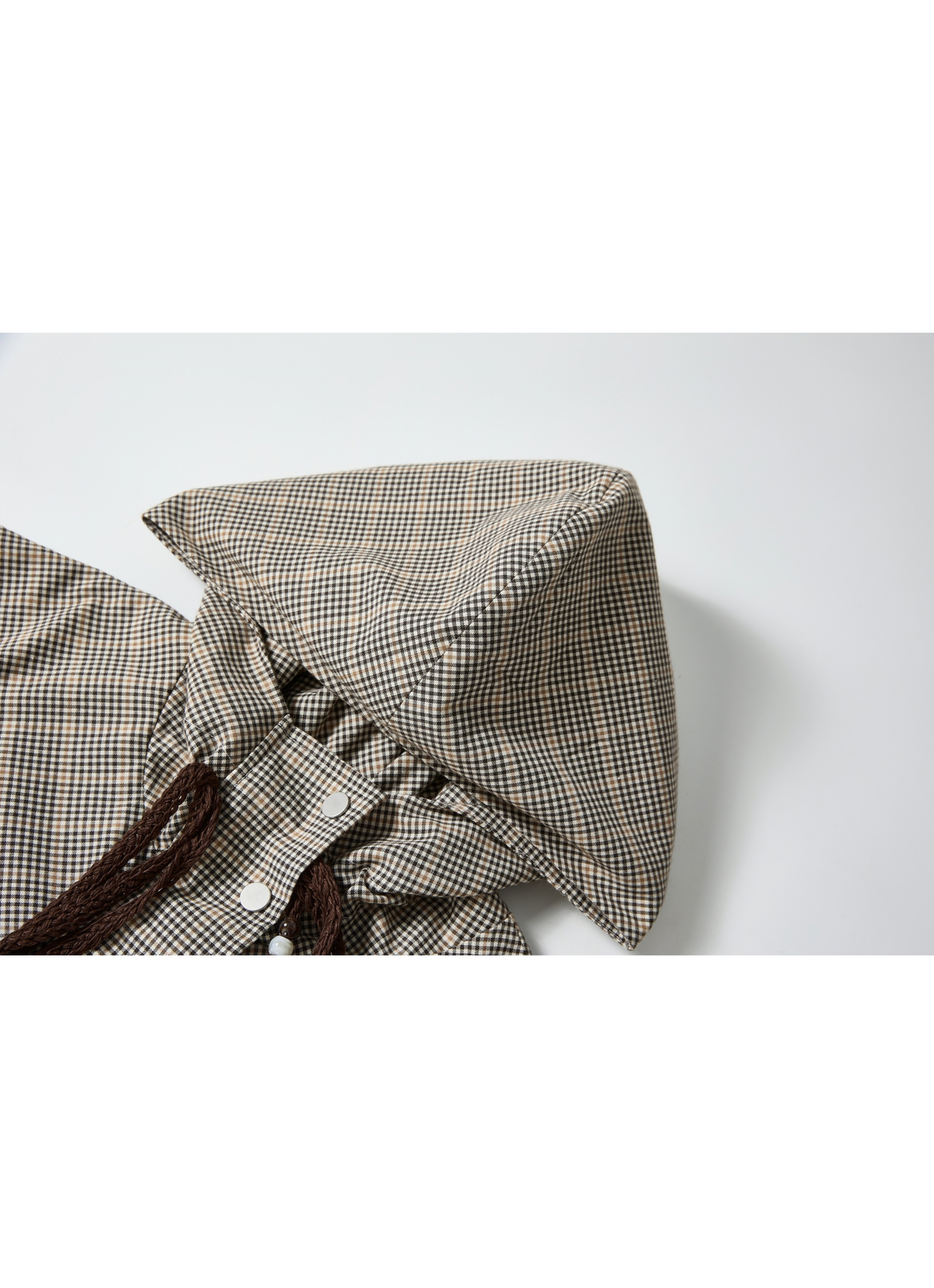 CLASSIC CHECK HOODED BLOUSON
