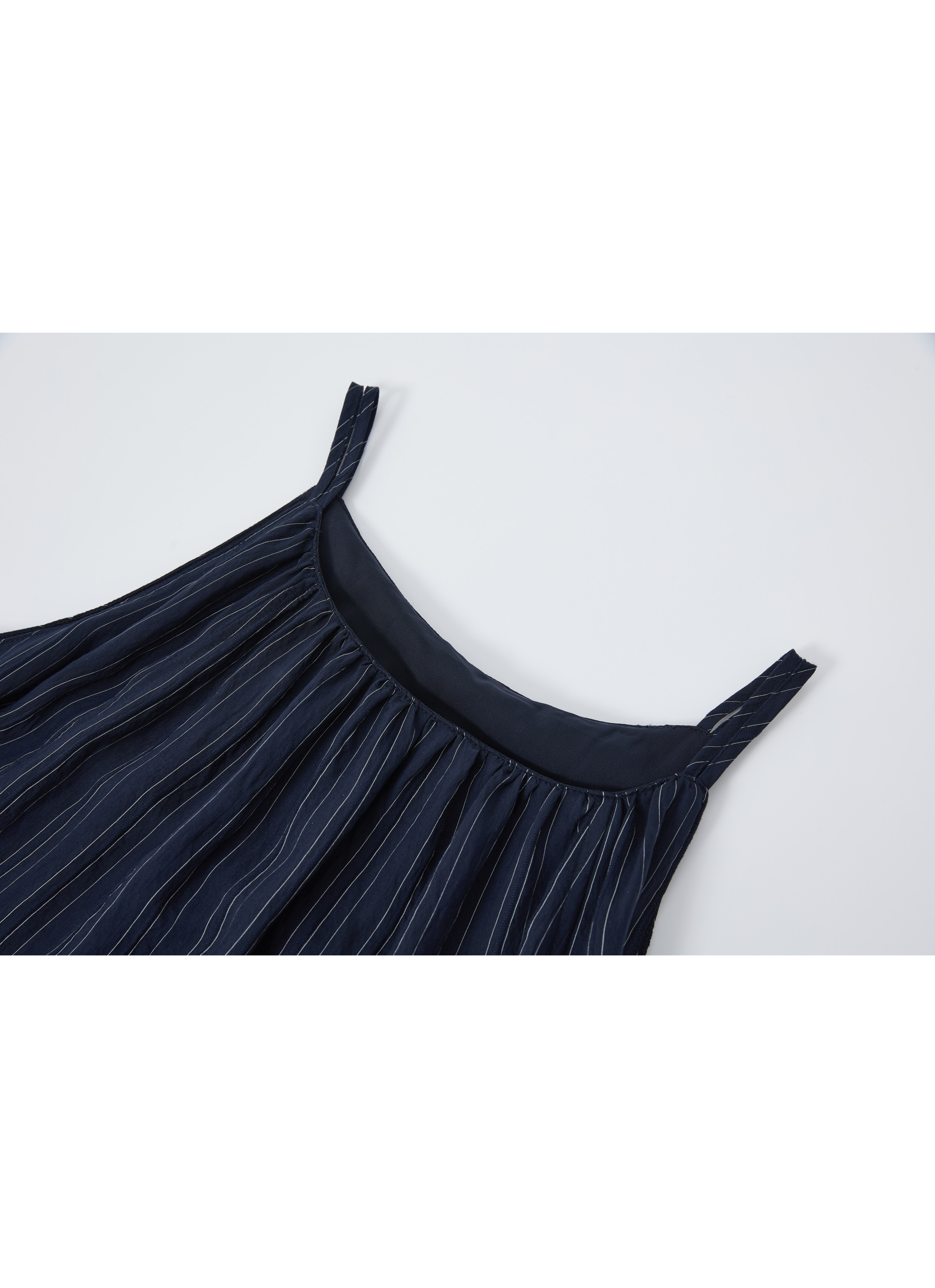 NAVY BLUE STRIPE DRESS / ネイビーブルーストライプワンピース