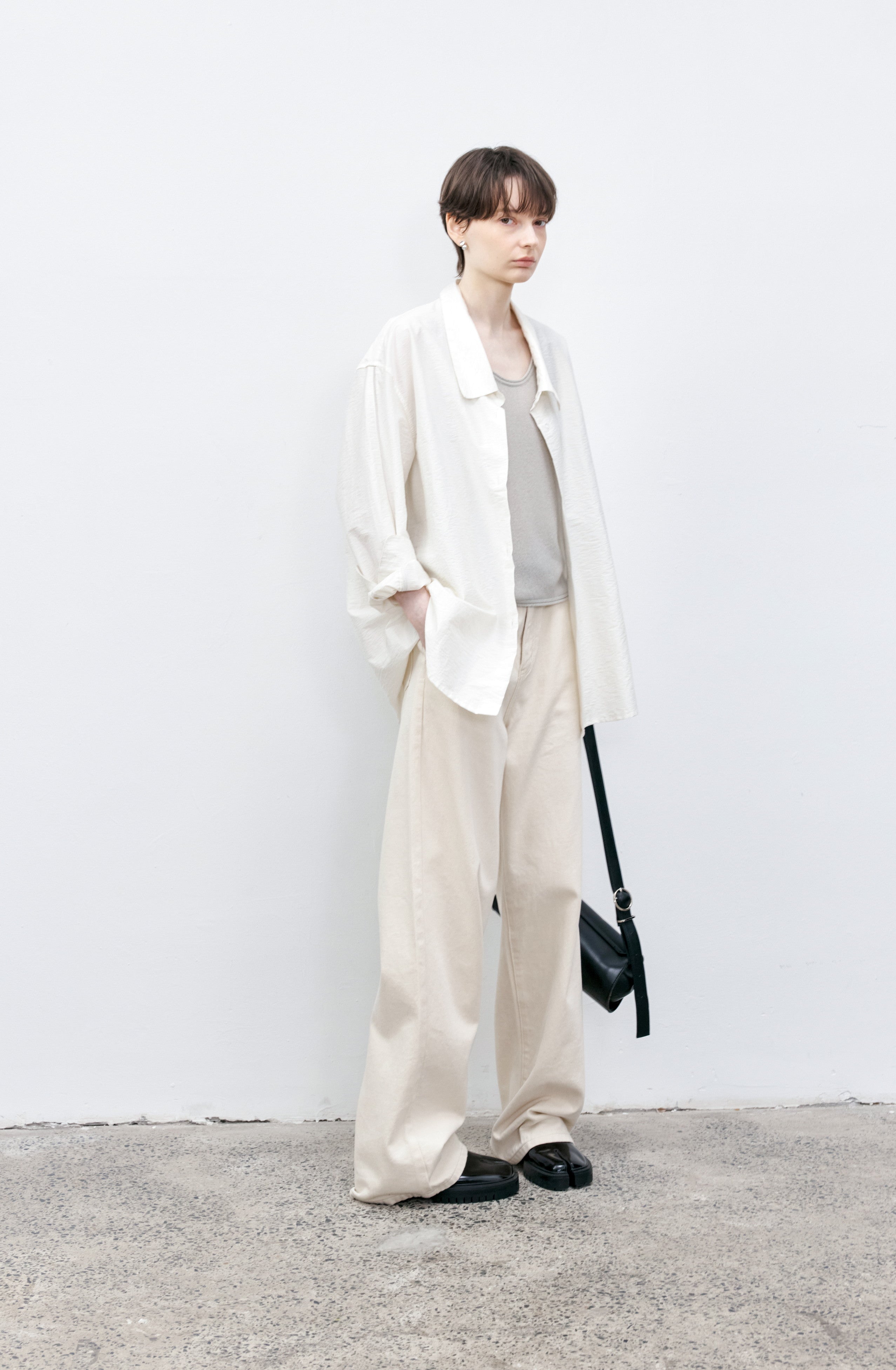 SLEEVE STITCH LOOSE SHIRT / スリーブステッチルーズシャツ