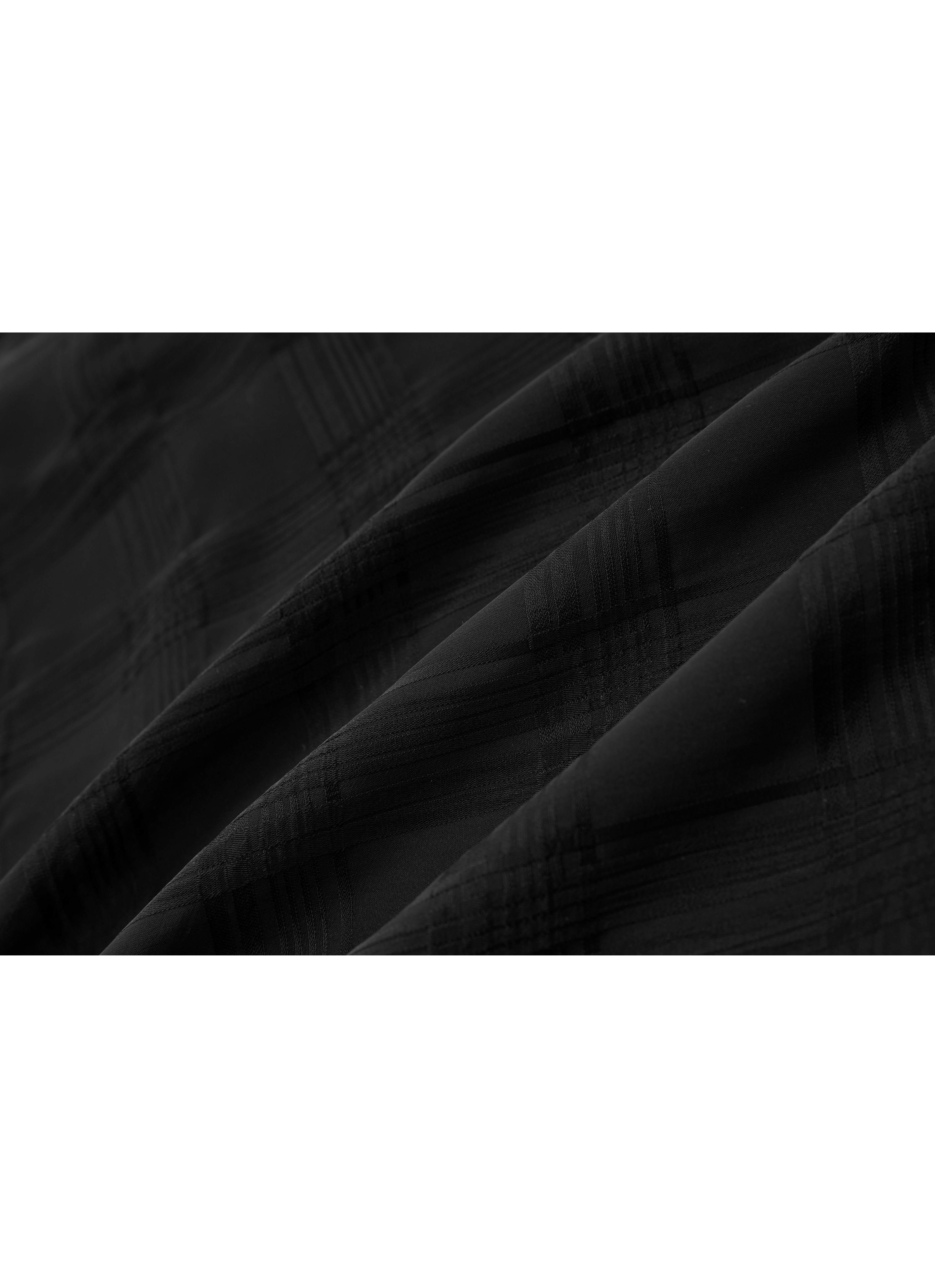 SHEER PLAID LAYER DRESS