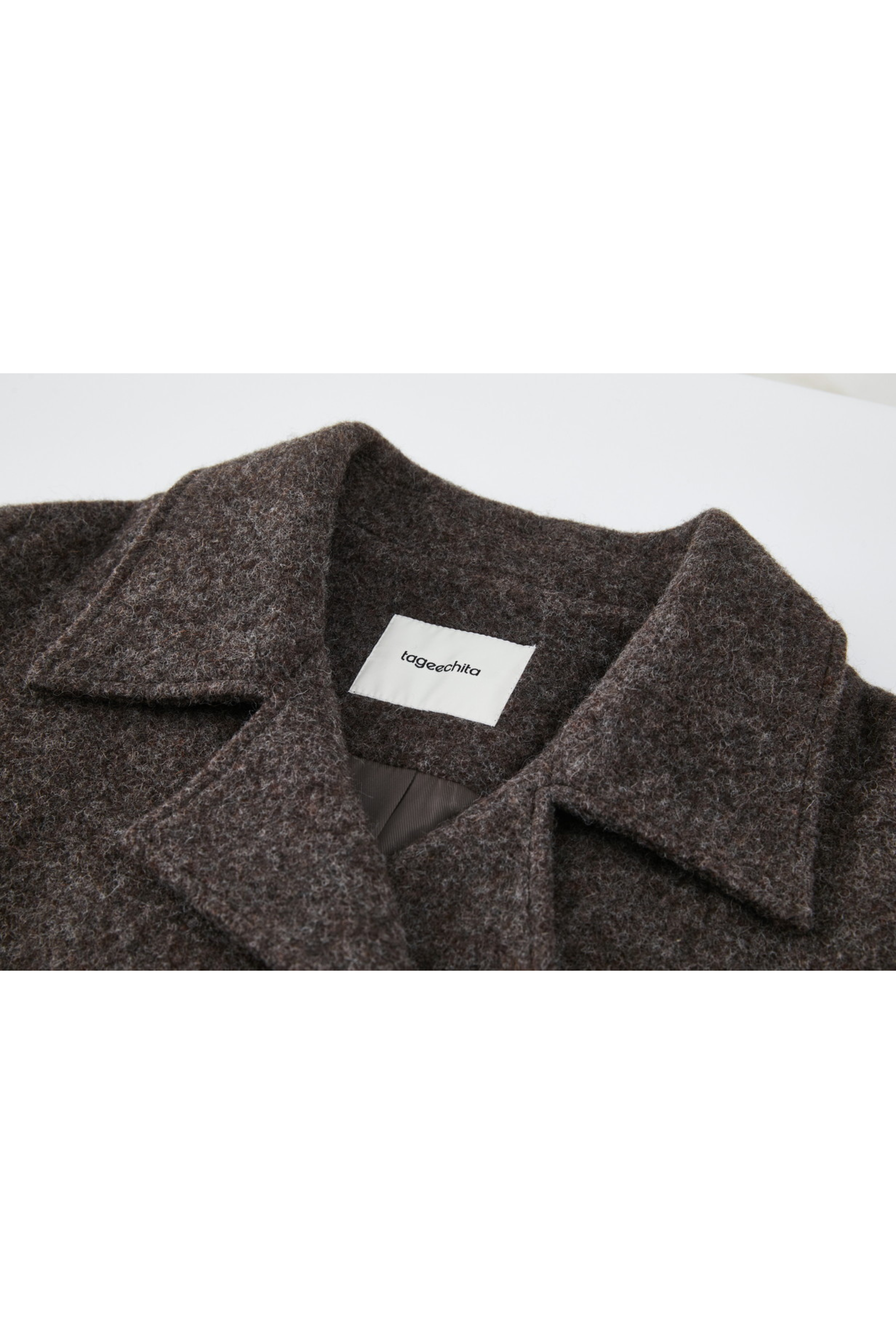 DUSTY LAPEL WOOL COAT