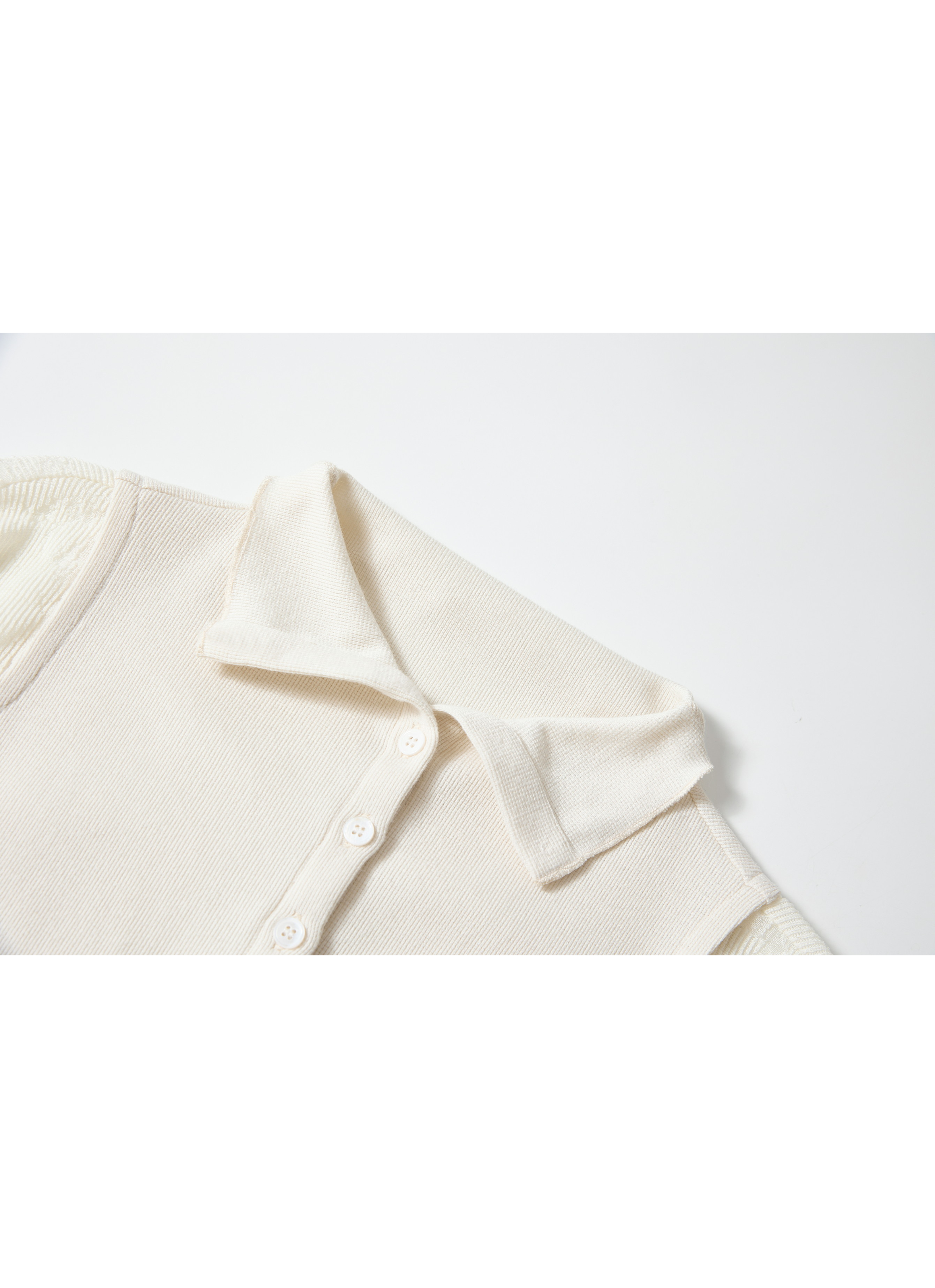 JACQUARD SLEEVE FIT TOP