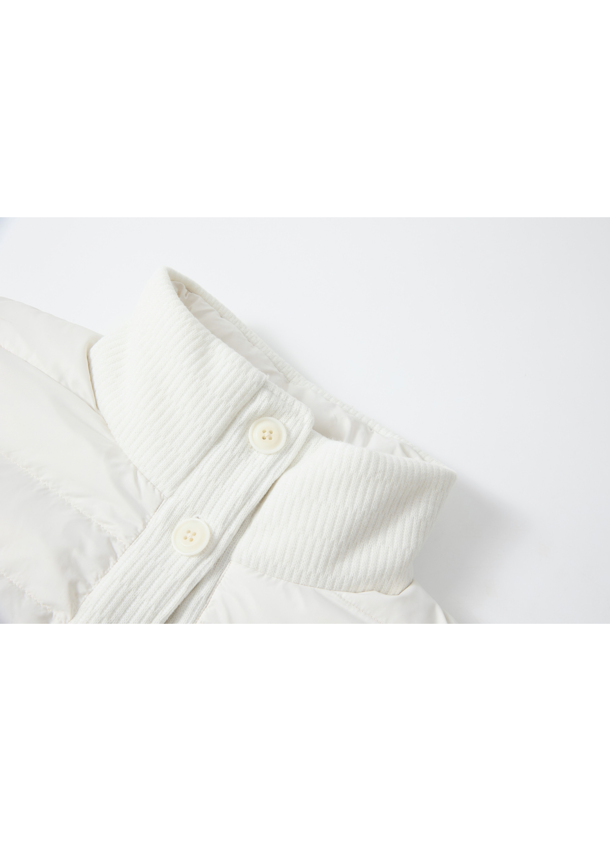 KNIT DOCKING DOWN JACKET