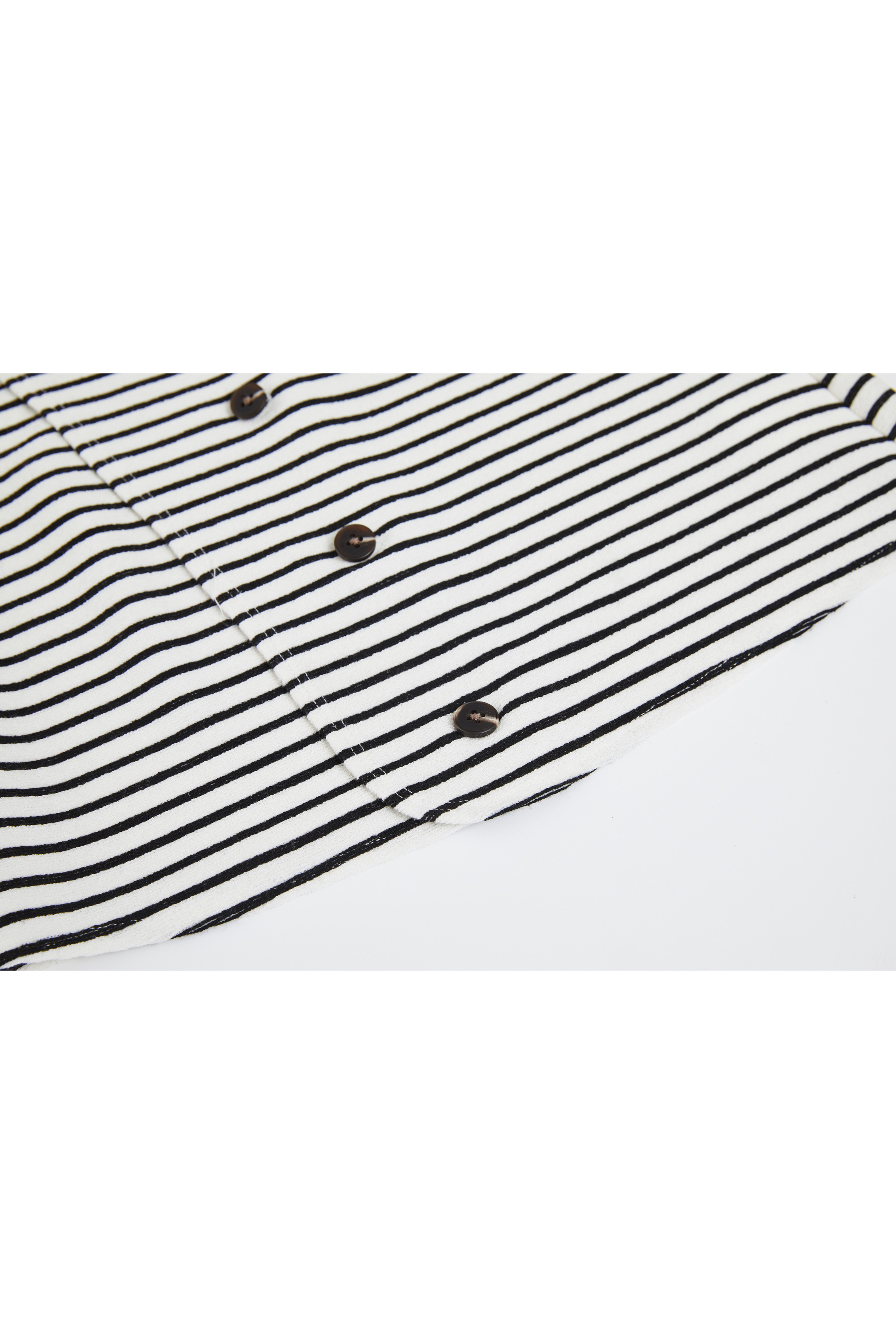 FLARE CROSS STRIPED SHIRT