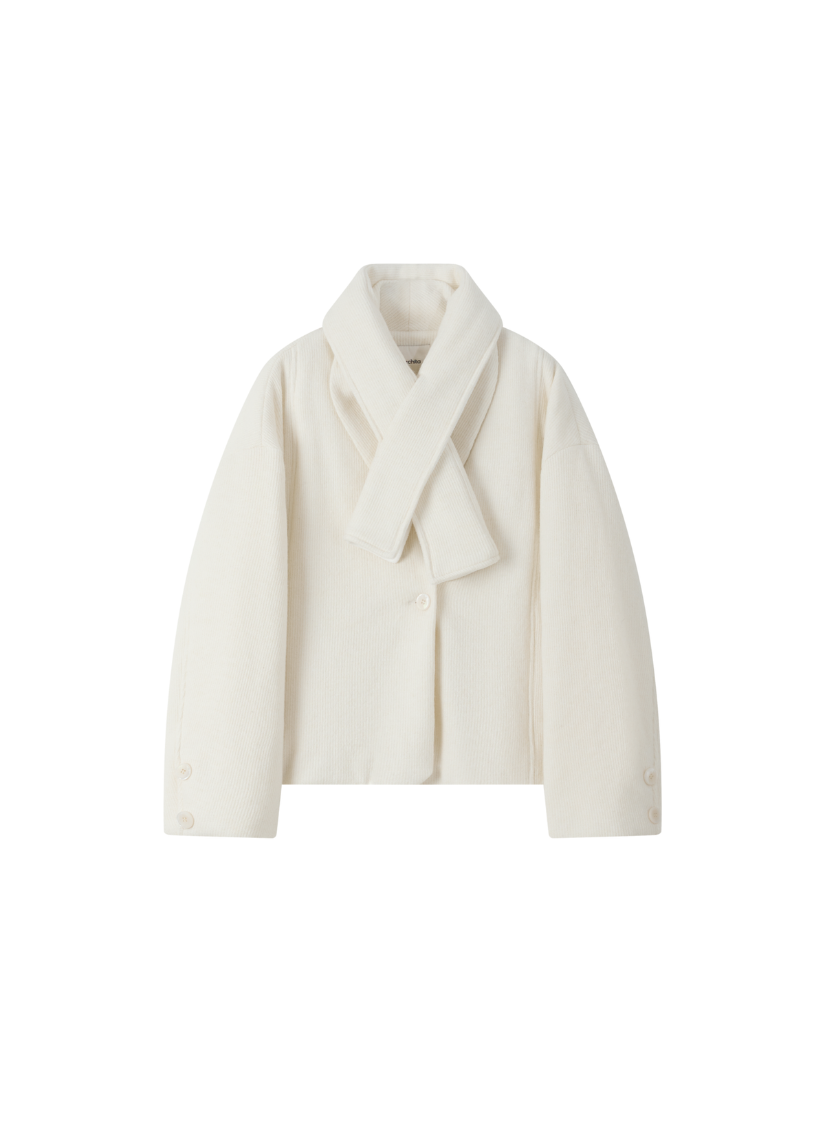 WARM TEXTURE SCARF JACKET