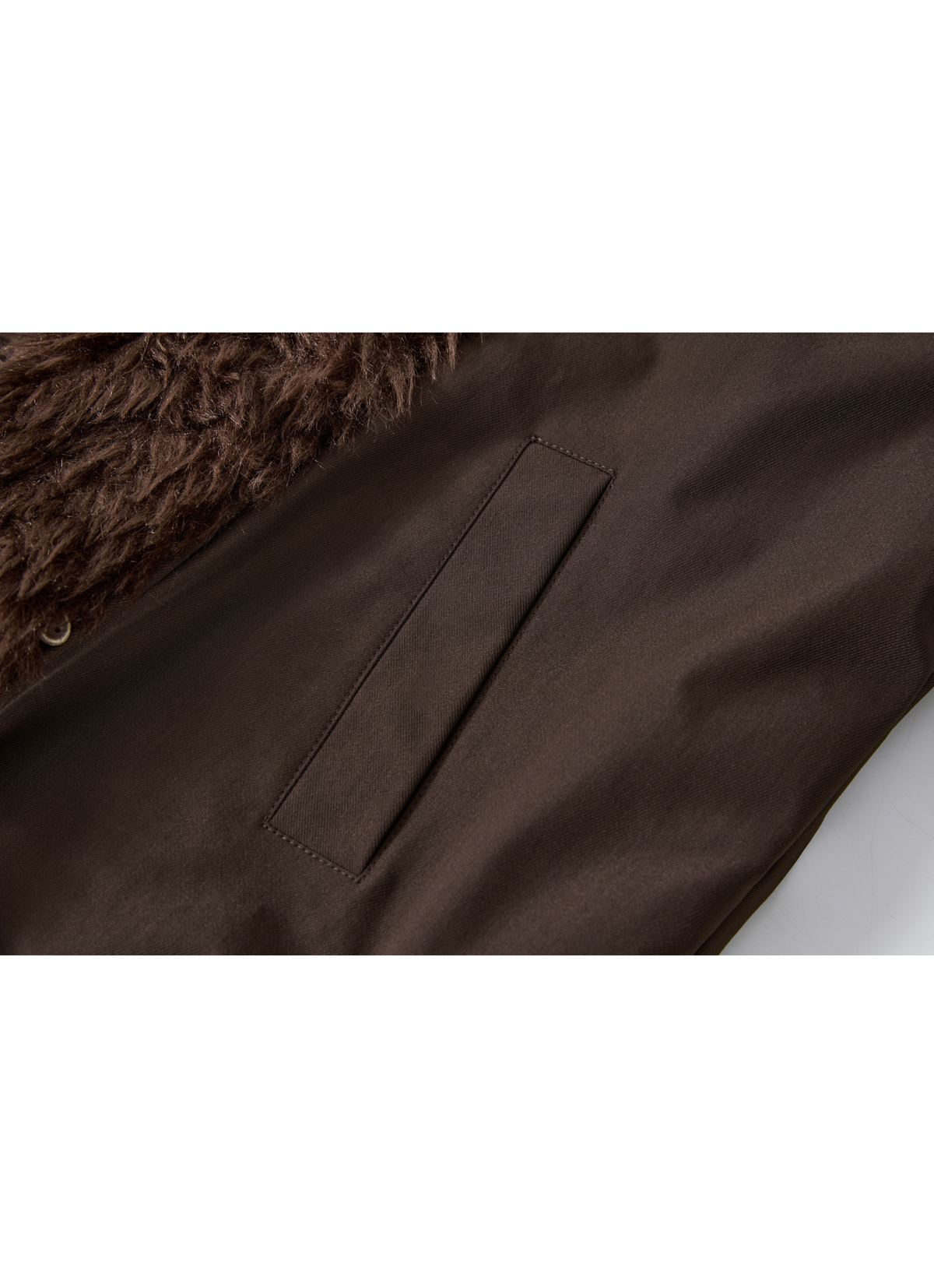 FUR LAPEL VOLUME BLOUSON