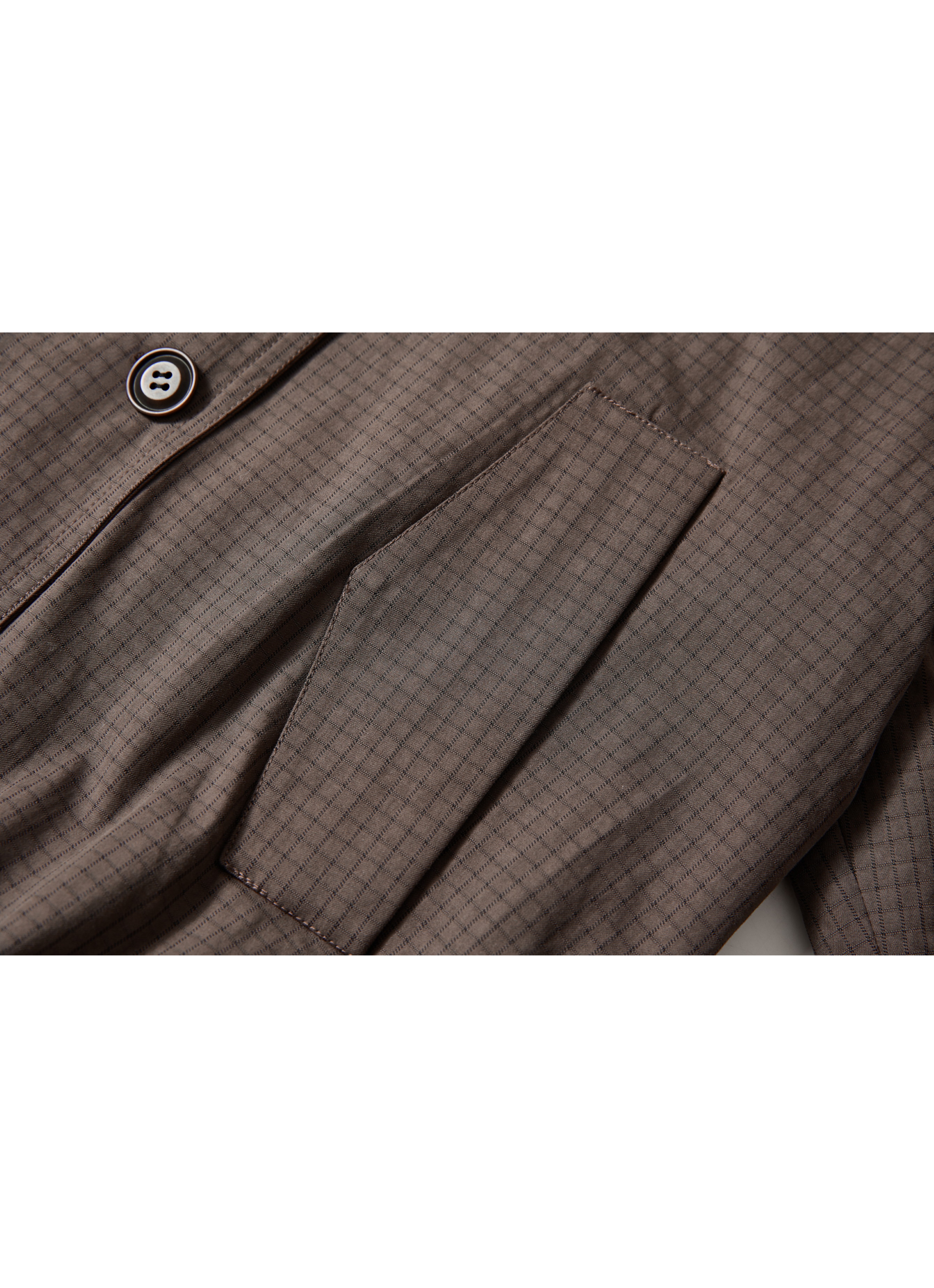 WRAP LAPEL SHORT TRENCH