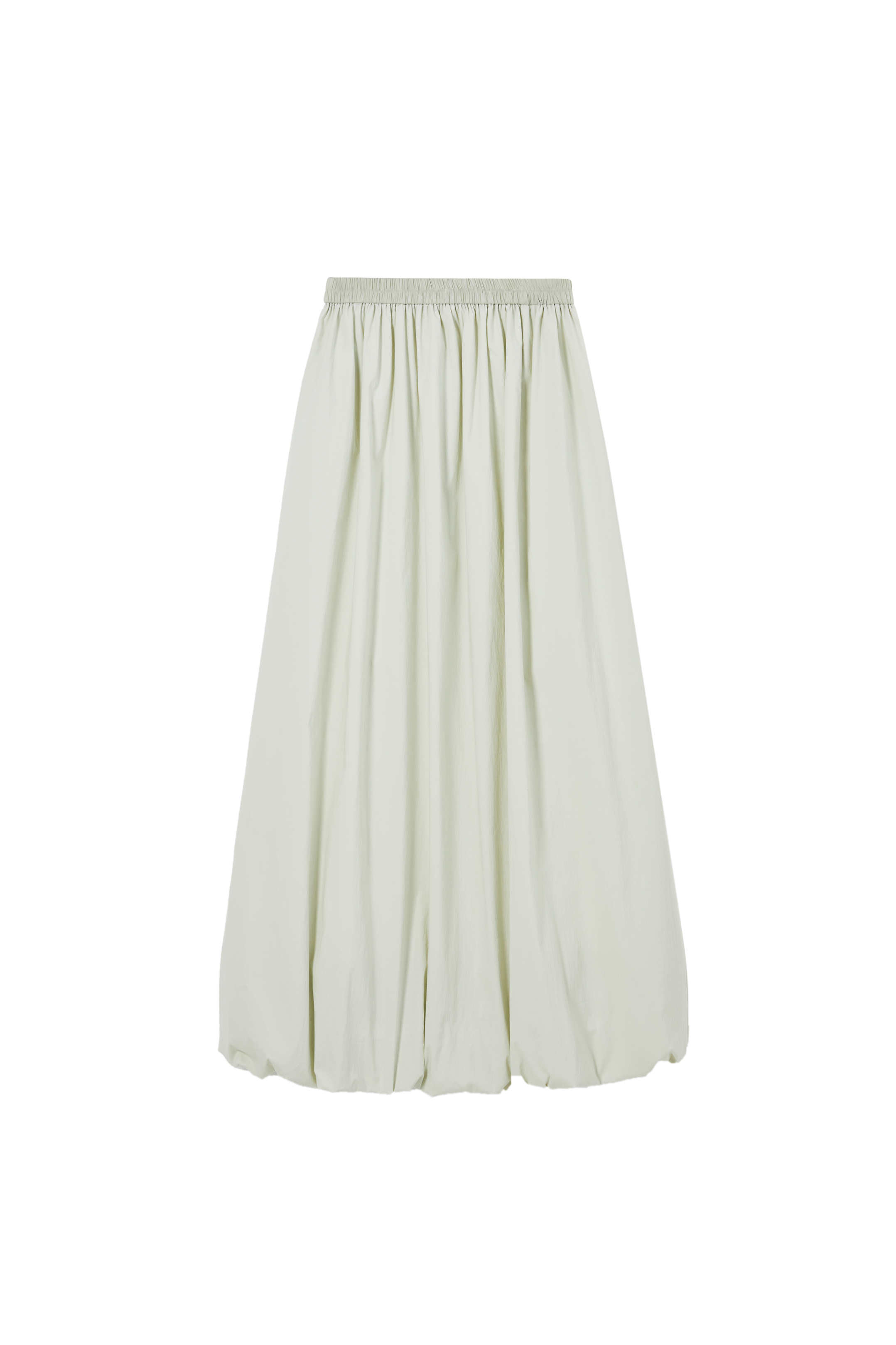 HEM BALLOON PLEAT SKIRT