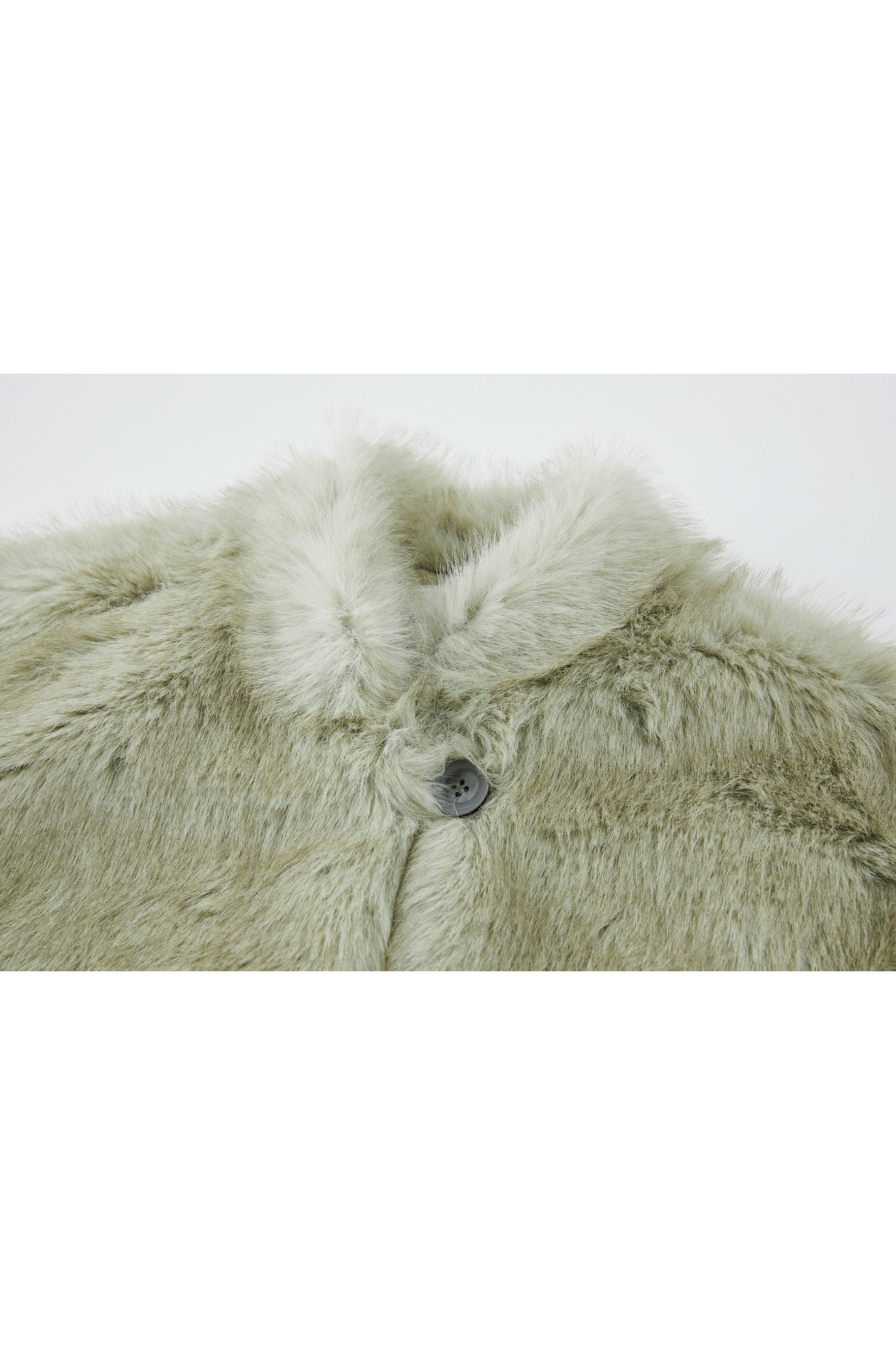 GREEN FUR SOFT COAT