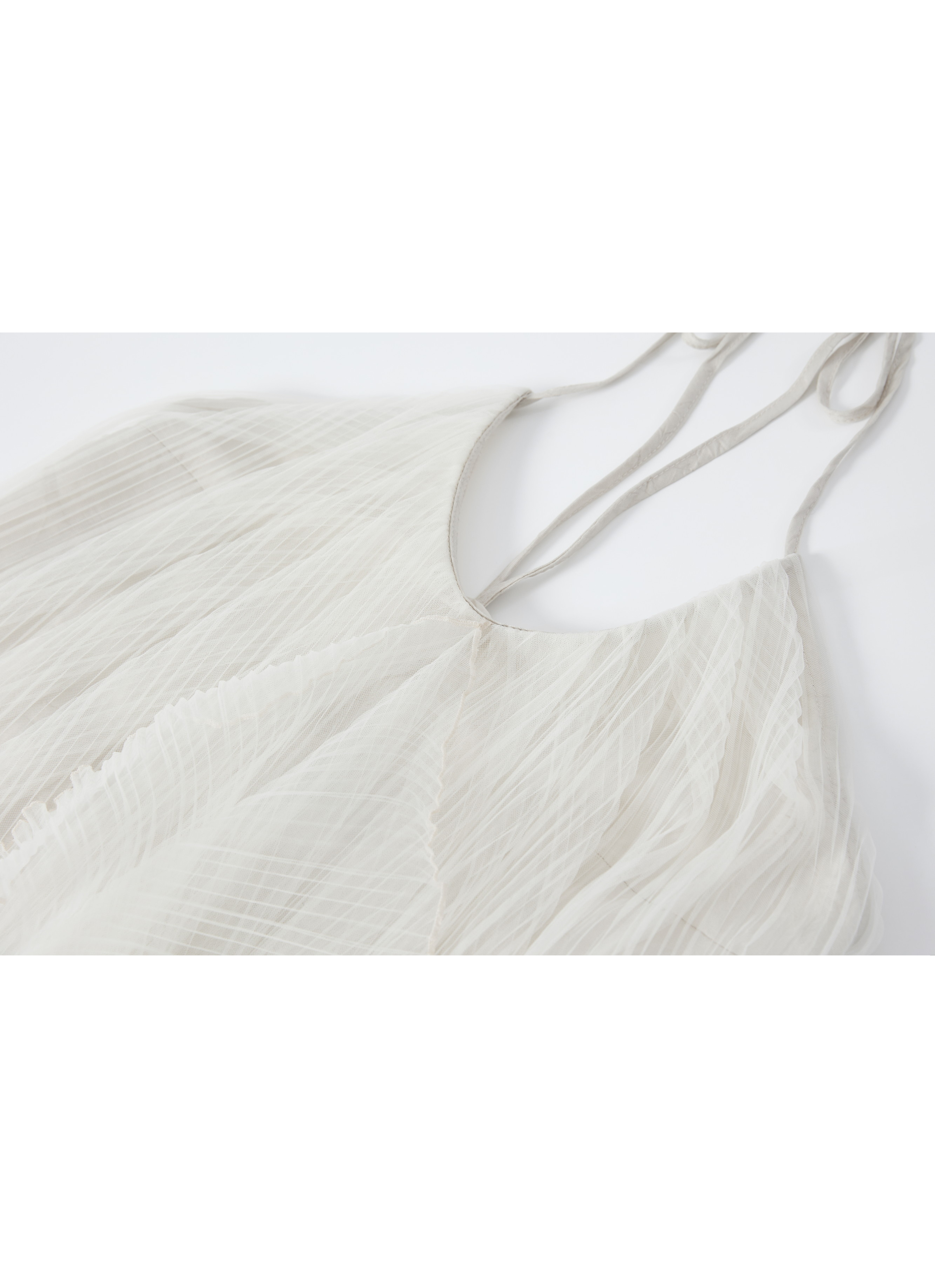 TULLE LAYERED VOLUME DRESS