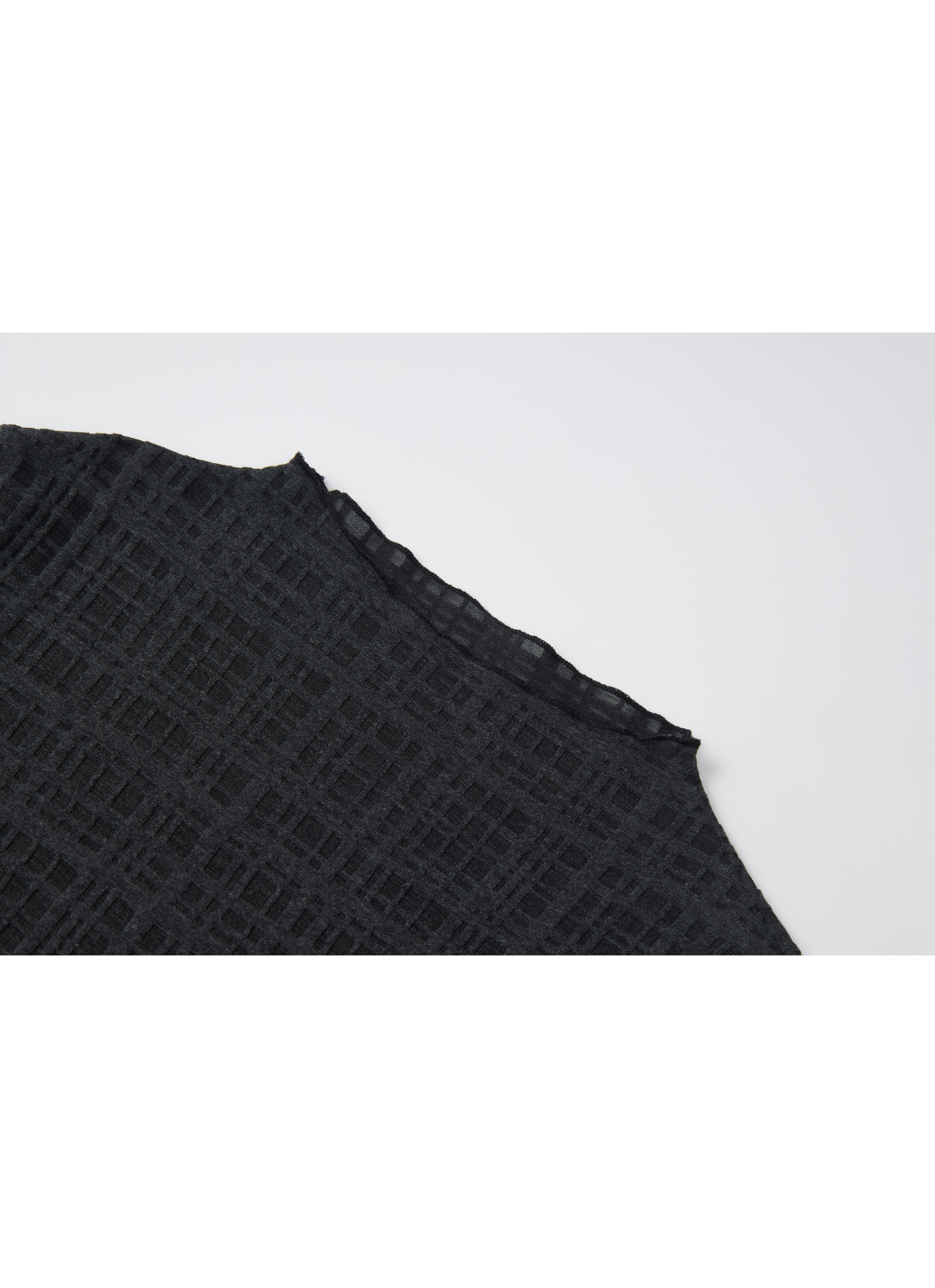 SHEER NET JACQUARD TOP