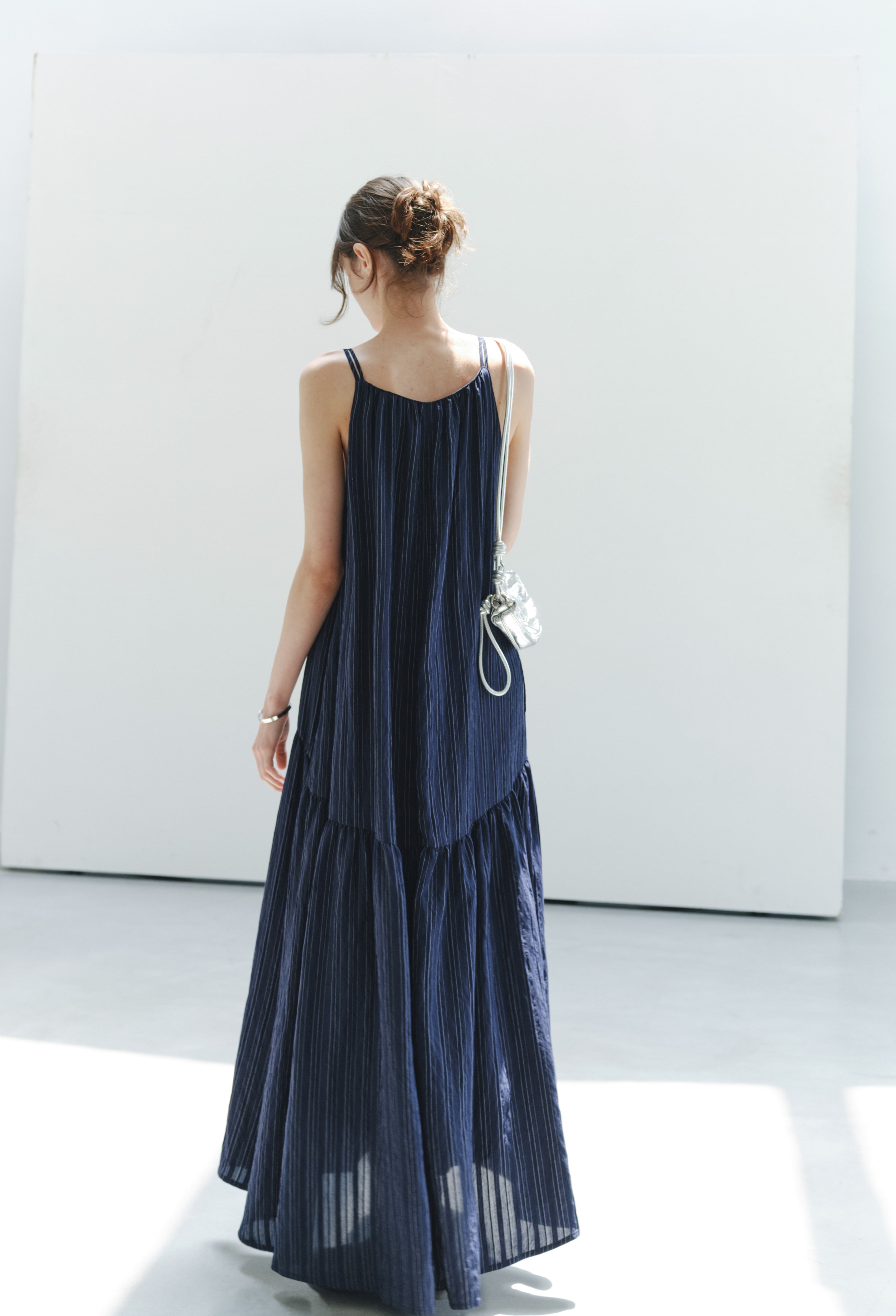 NAVY BLUE STRIPE DRESS