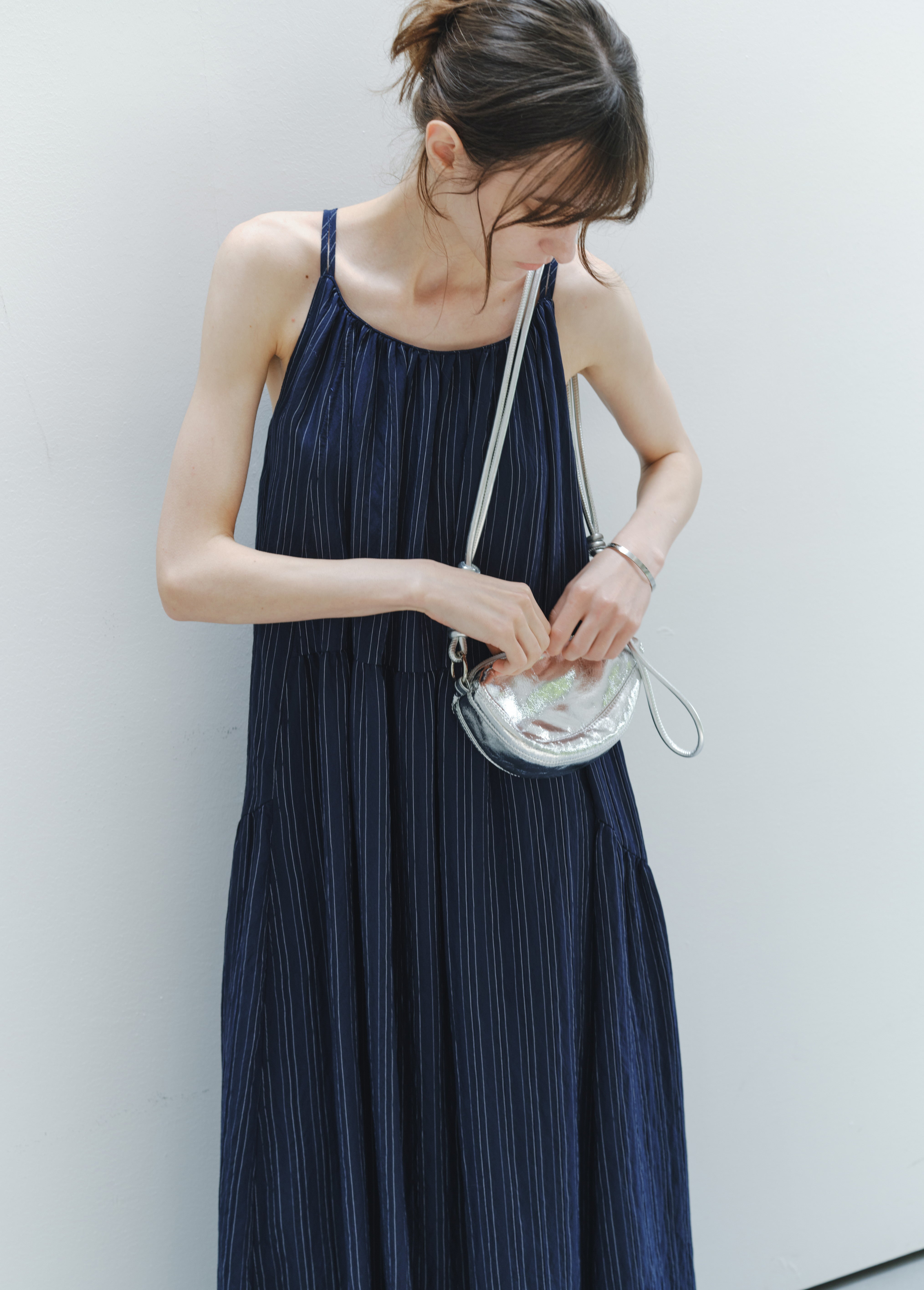 NAVY BLUE STRIPE DRESS