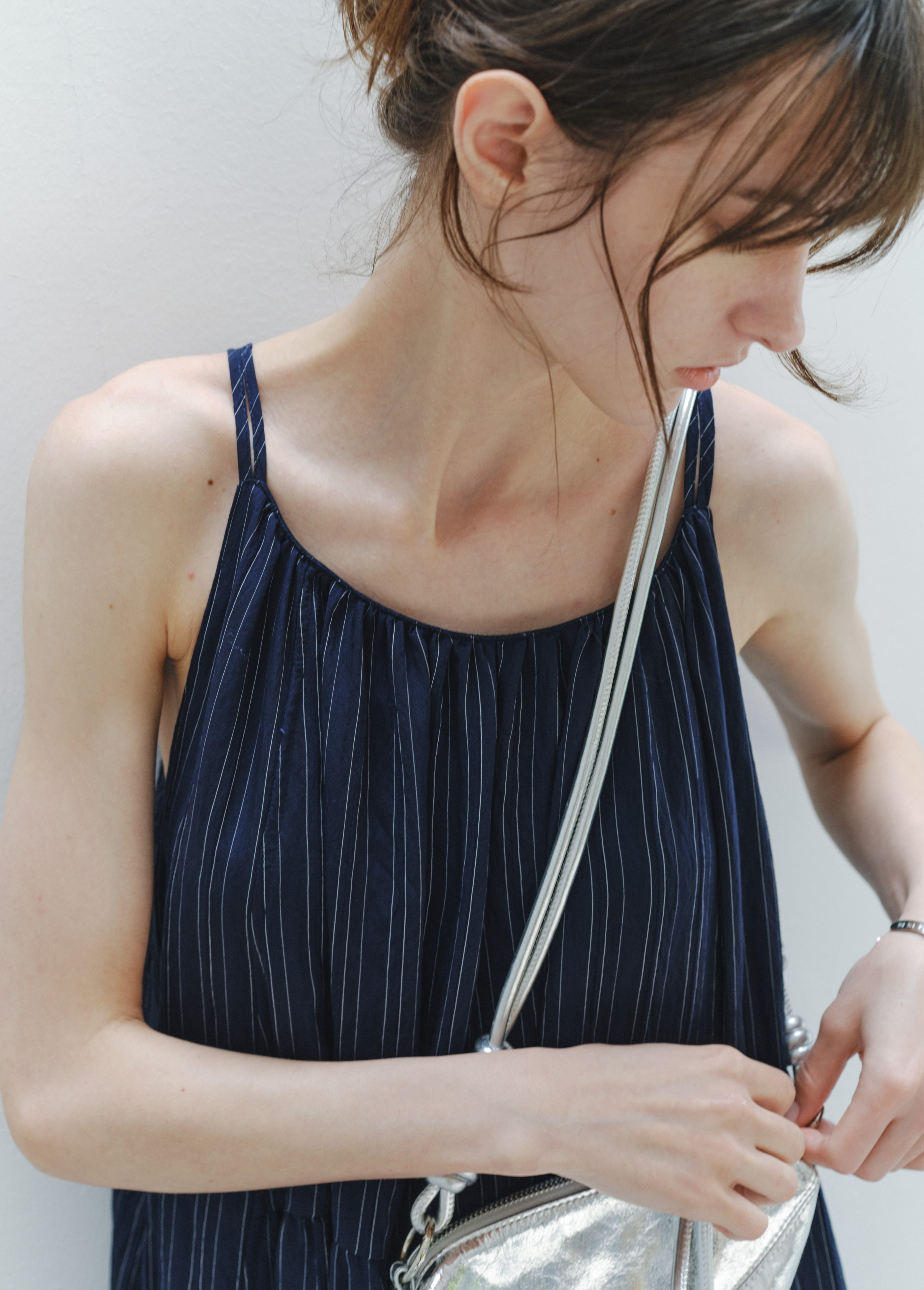 NAVY BLUE STRIPE DRESS