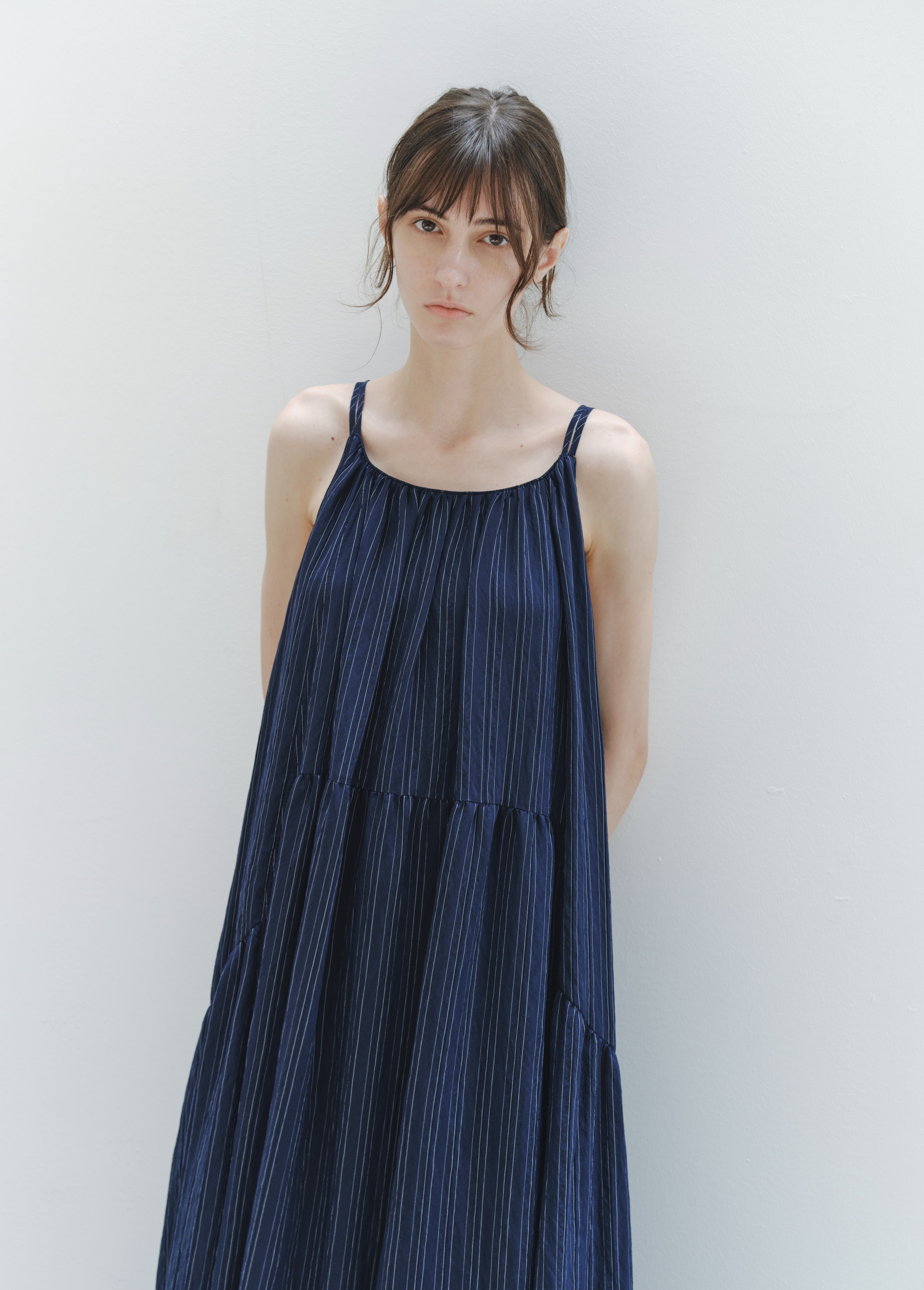 NAVY BLUE STRIPE DRESS