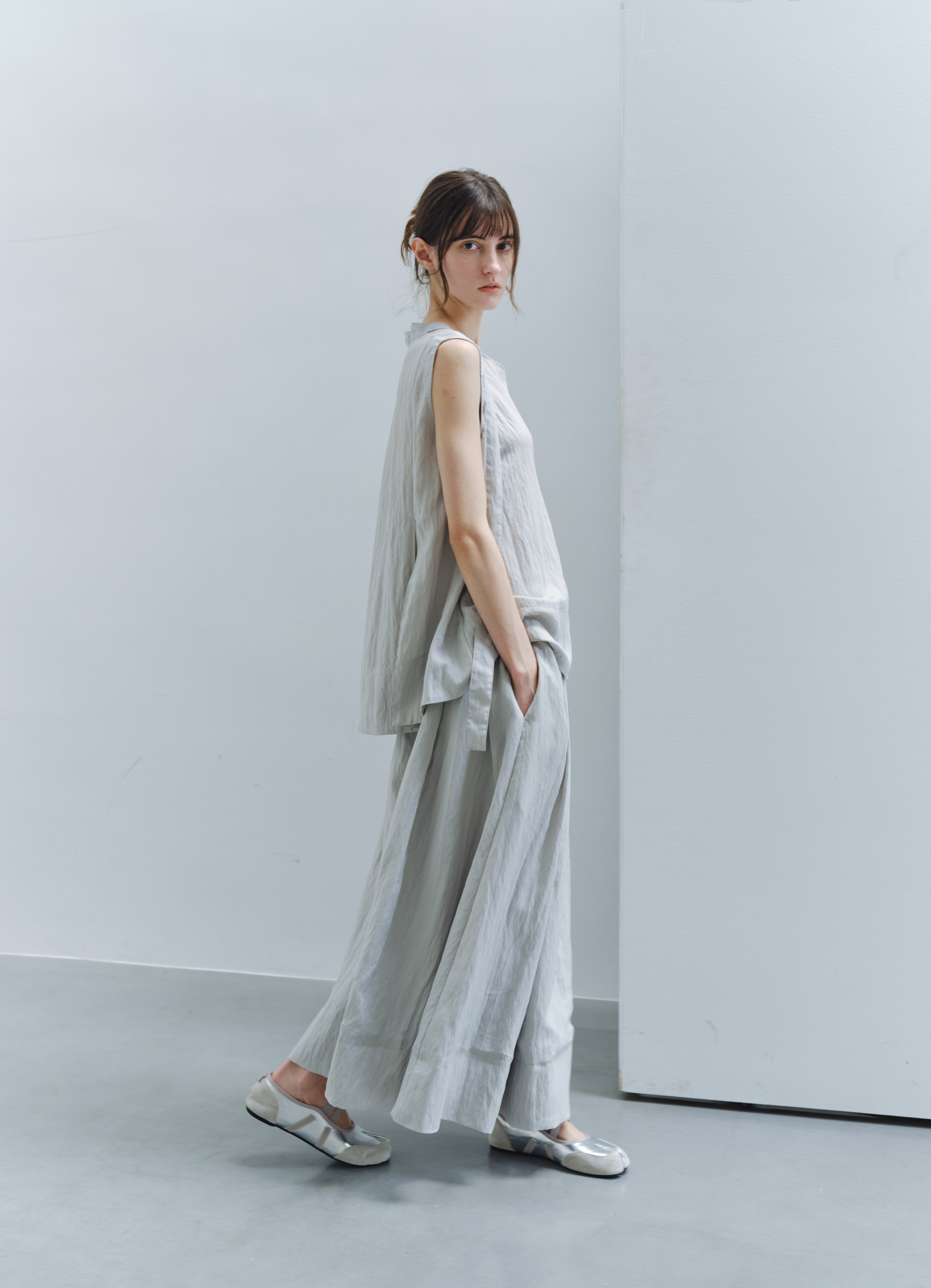 DRY CRINKLE SMOOTH BLOUSE